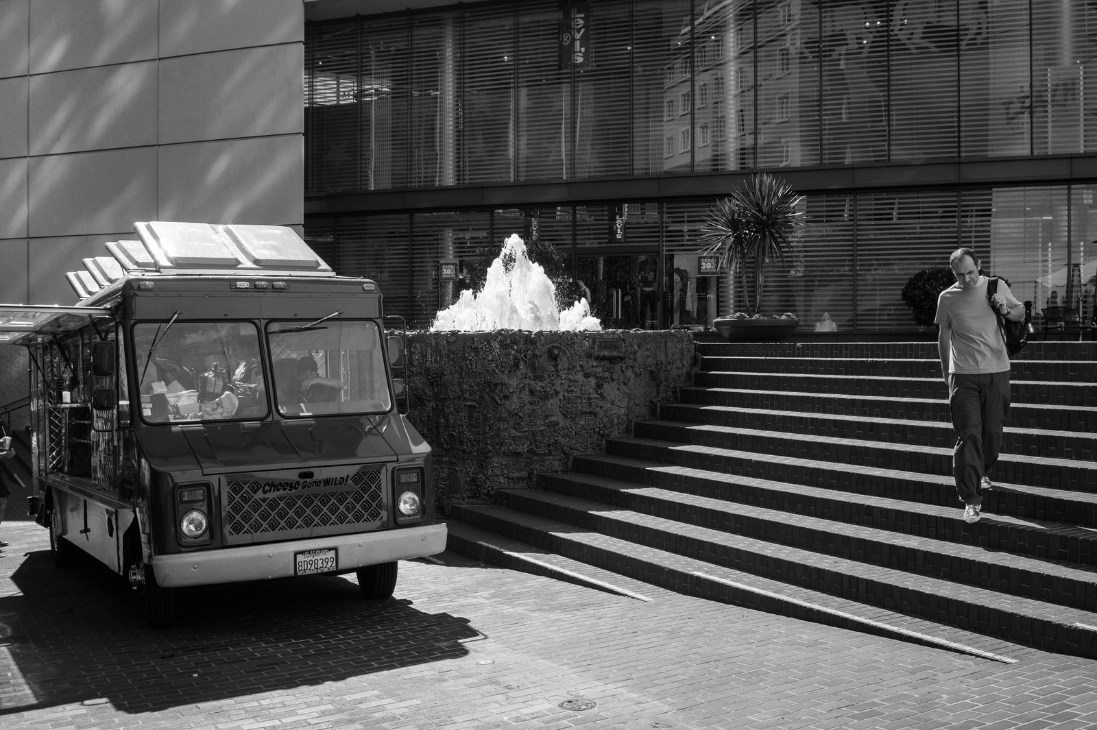 Urban Scene in Monochrome