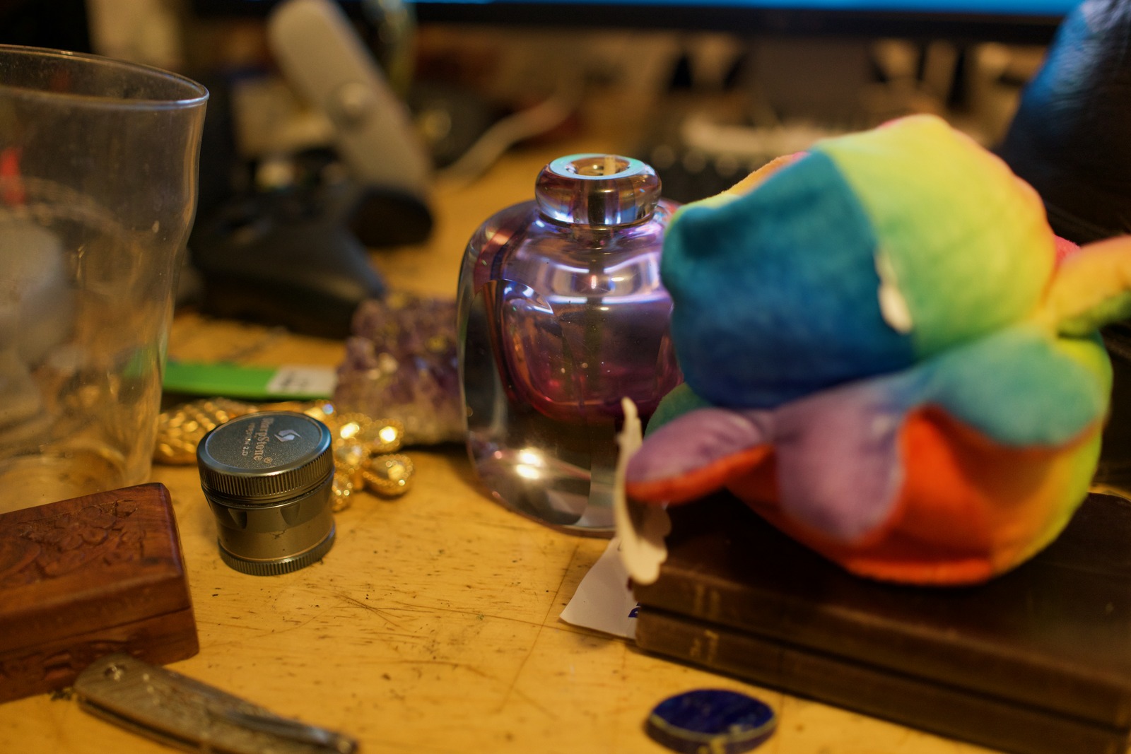 Cluttered Desk Still Life