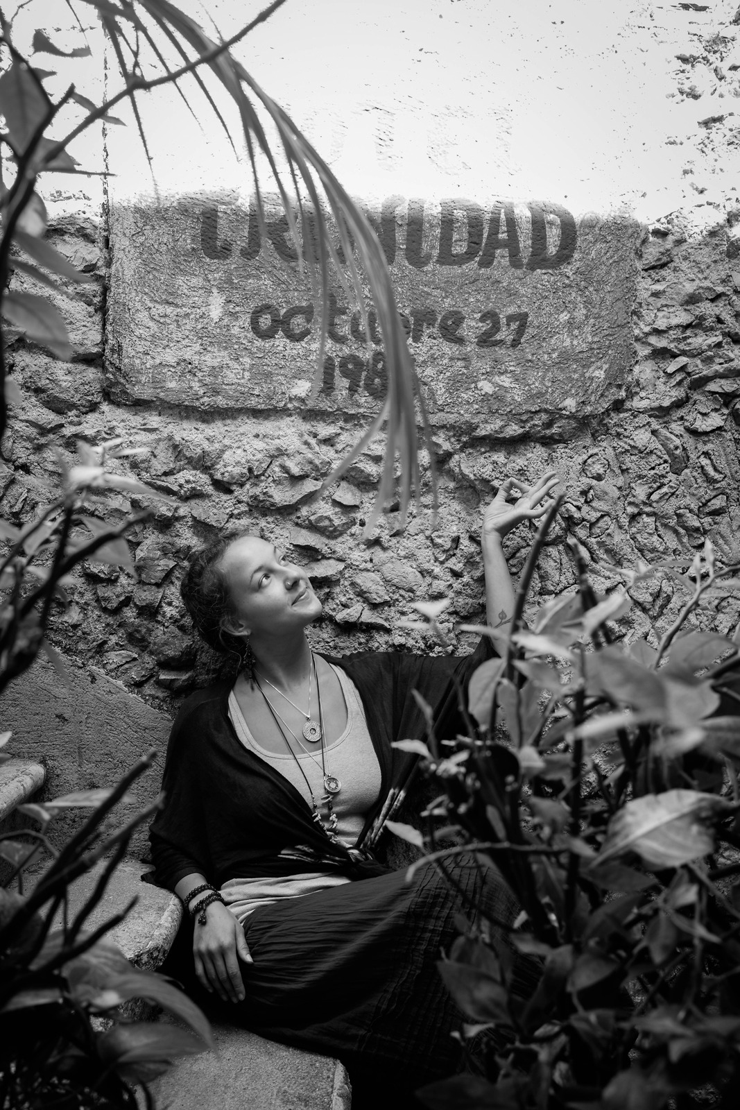 Serenity Amidst Stone and Greenery