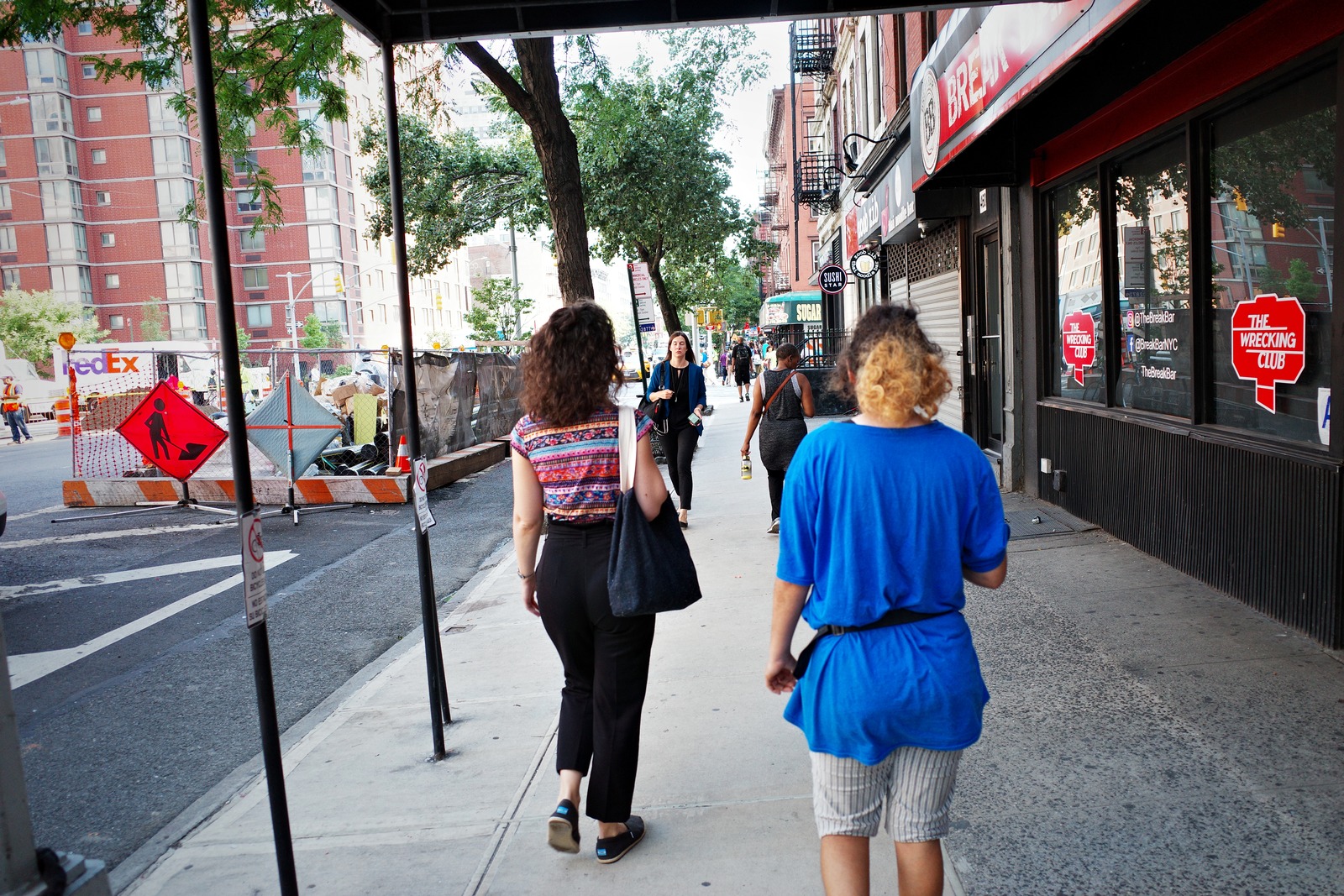 City Sidewalk Stroll