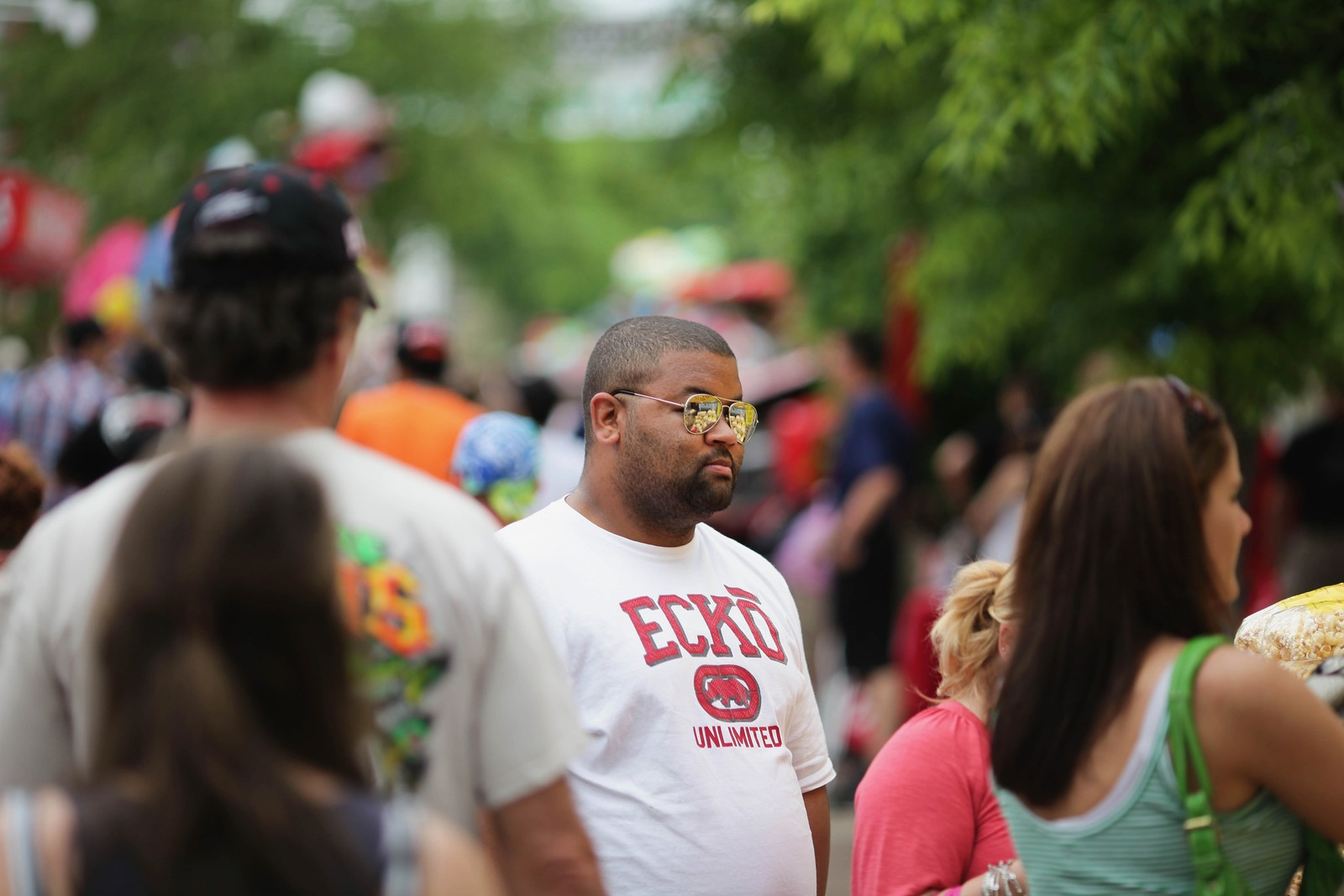 A Moment Amidst the Crowd