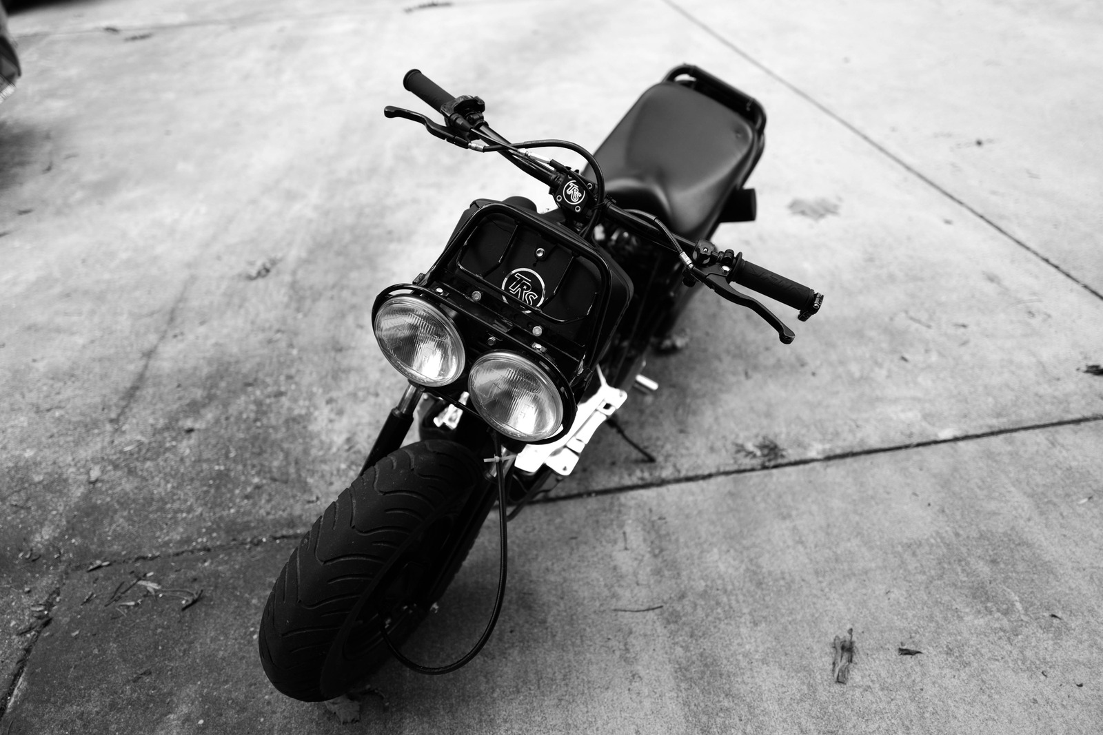 Monochrome Motorcycle Elegance