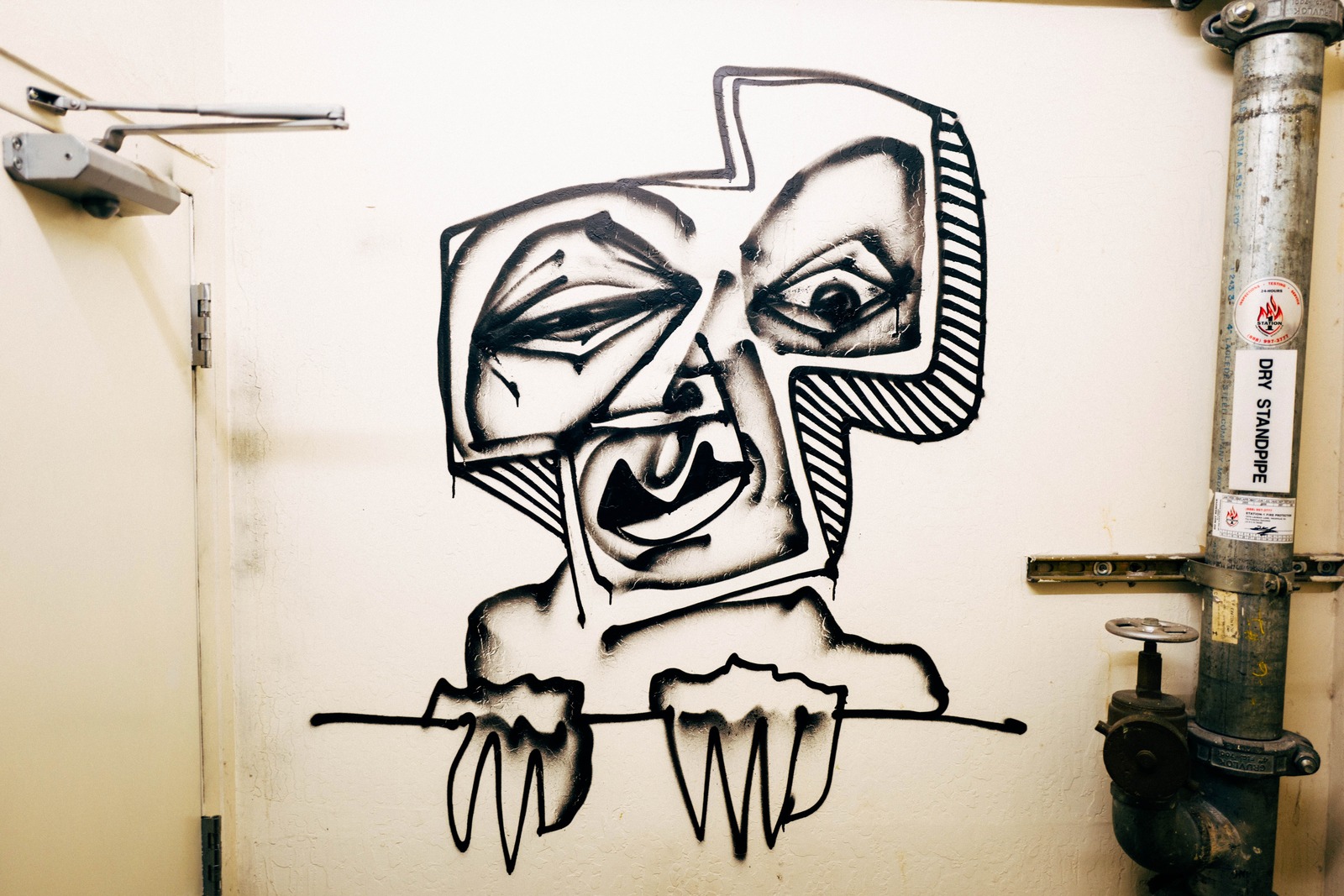 Strange Gaze on the Wall