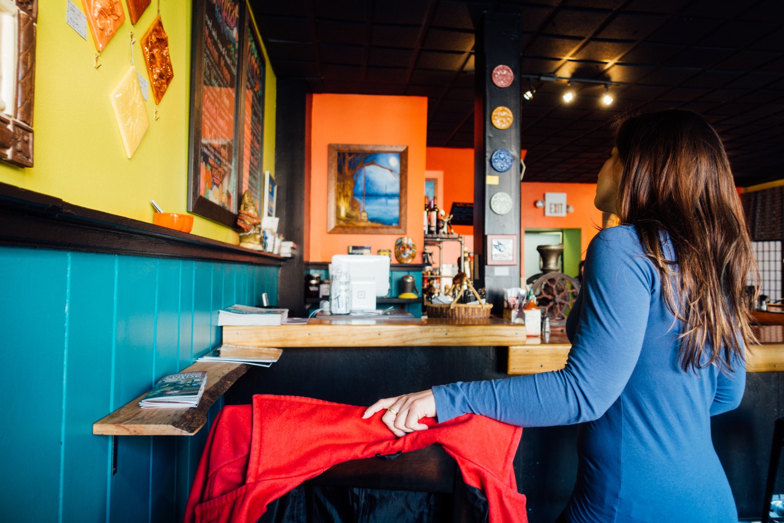 A Moment in Colorful Reflection