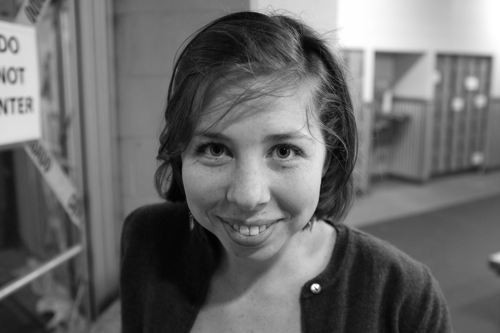 A Warm Smile in Monochrome