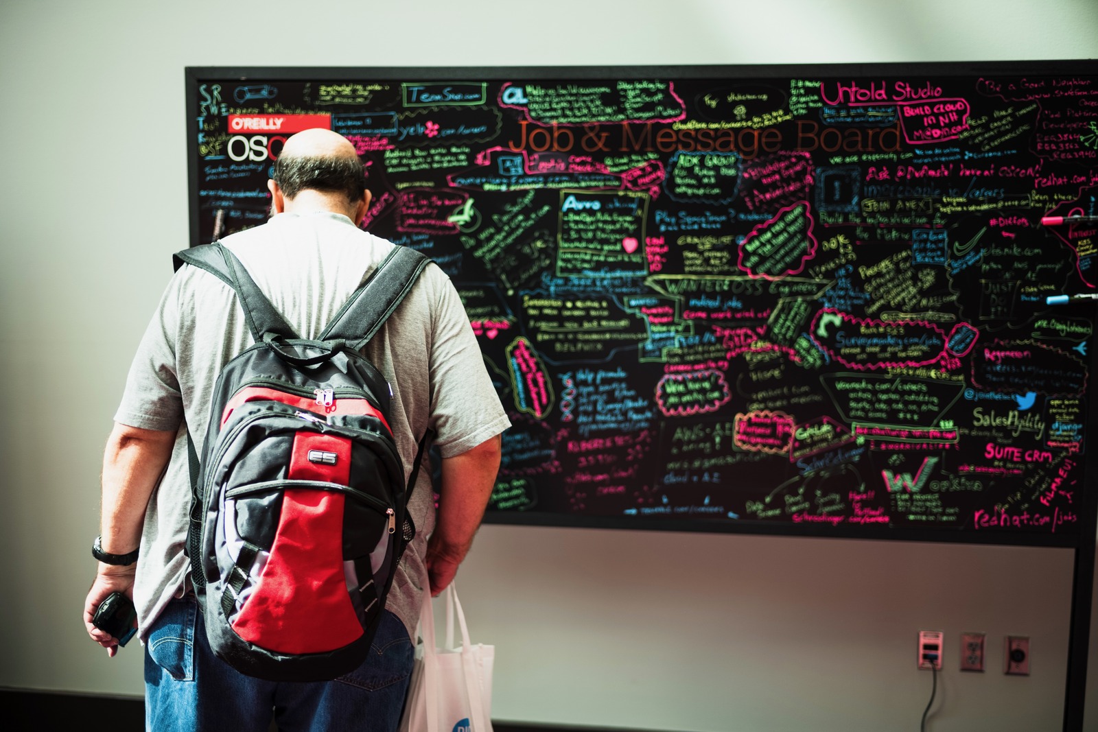 Silent Reflection at the Message Board