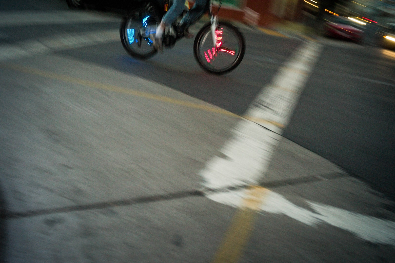 Urban Motion at Dusk