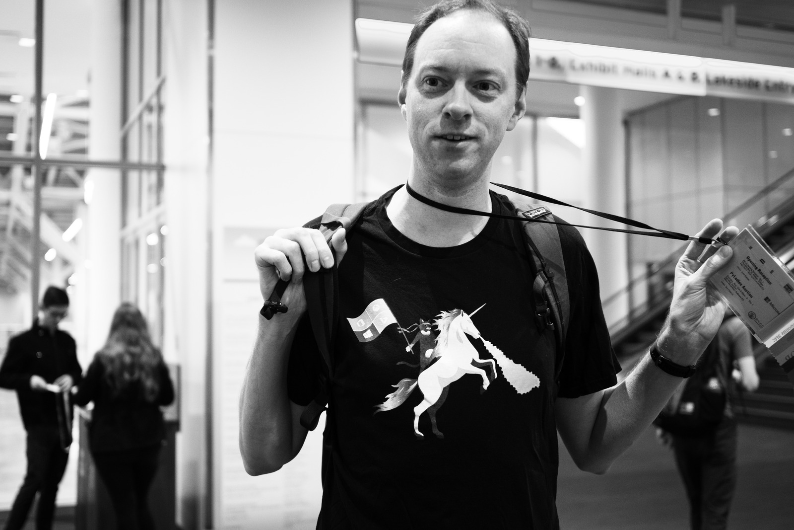 Whimsical Presence in a Crowd