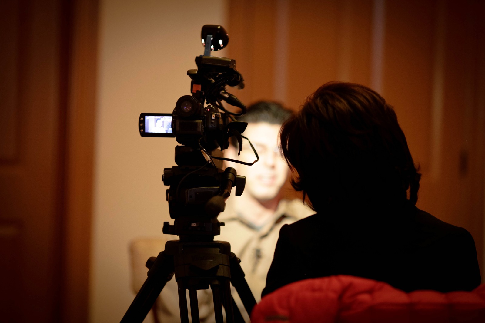 Intimate Interview Setting