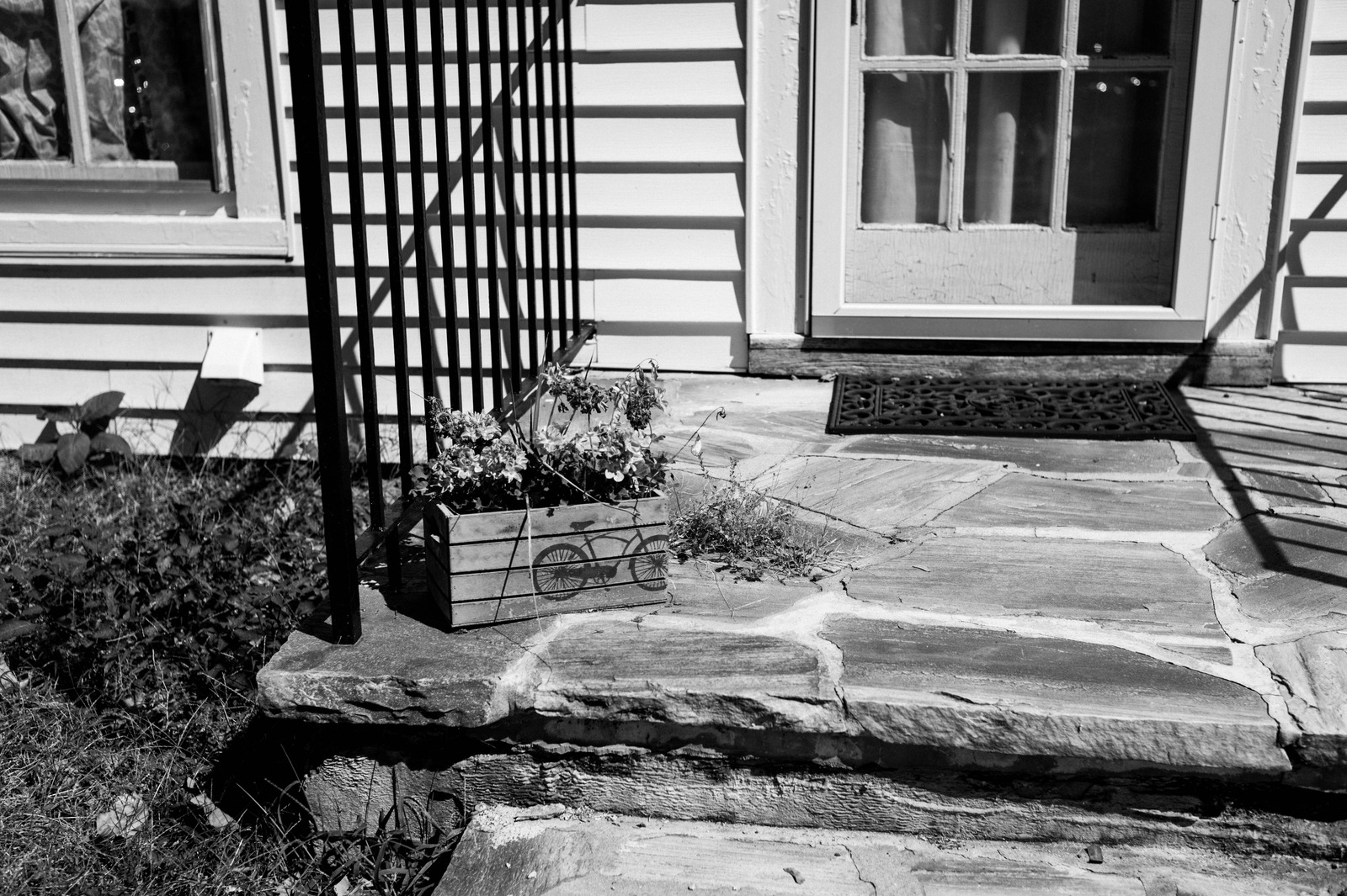 Rustic Front Steps