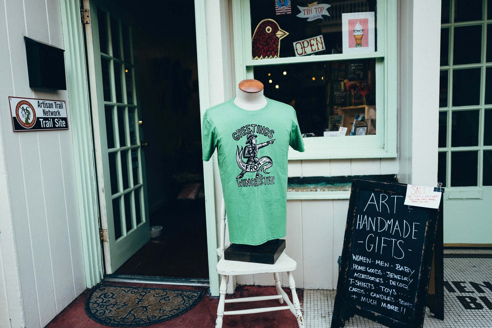 Quaint Storefront Display