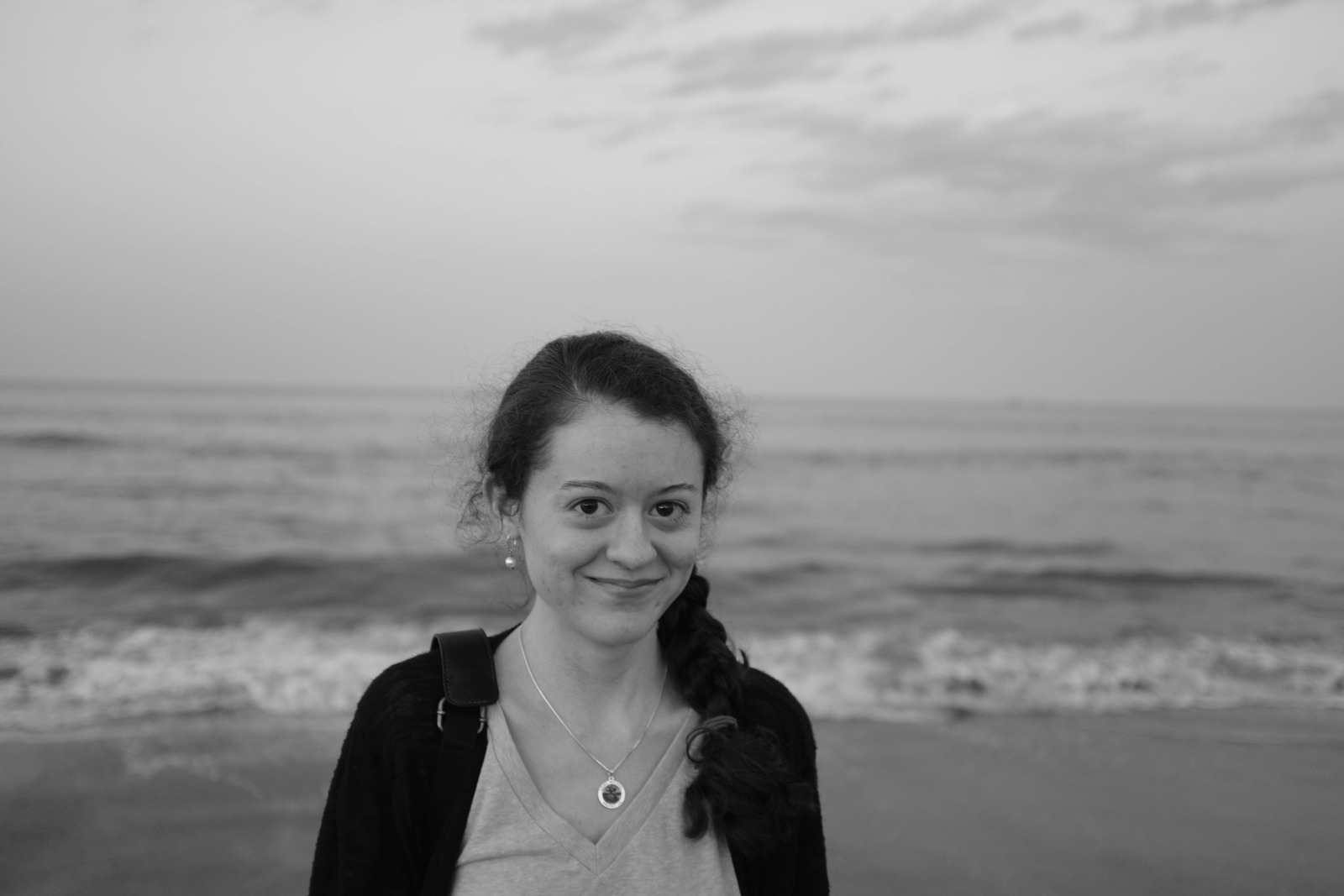 Serene Seaside Portrait