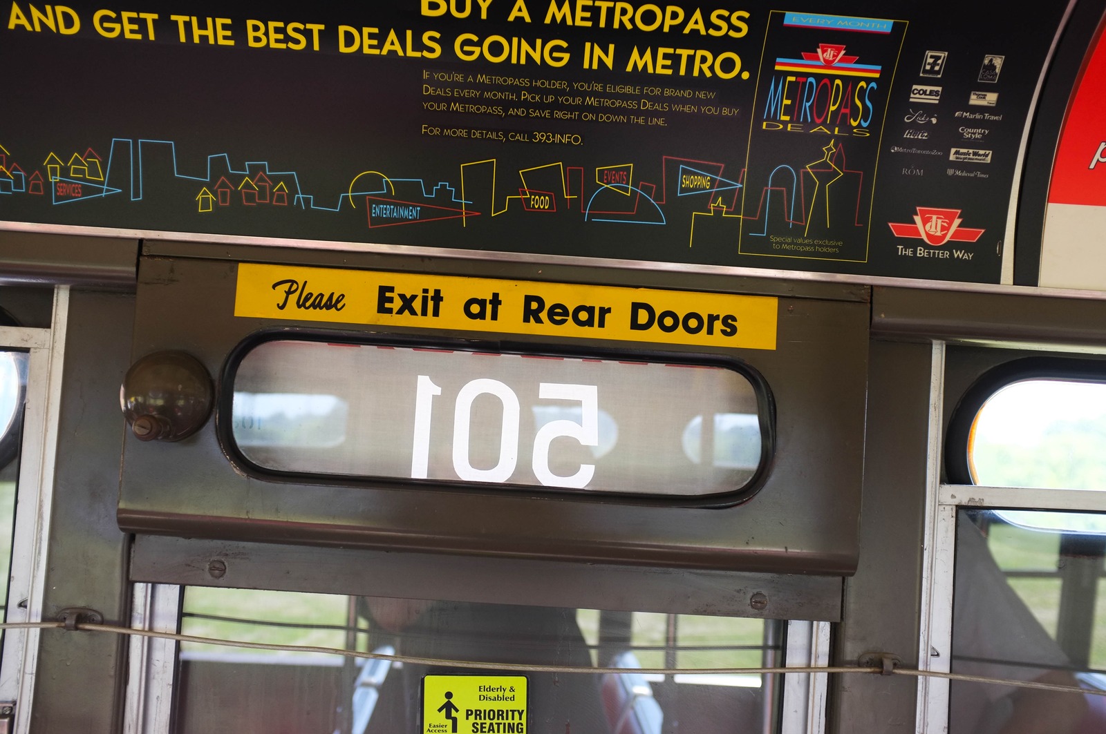 Subway Scene Under Glass