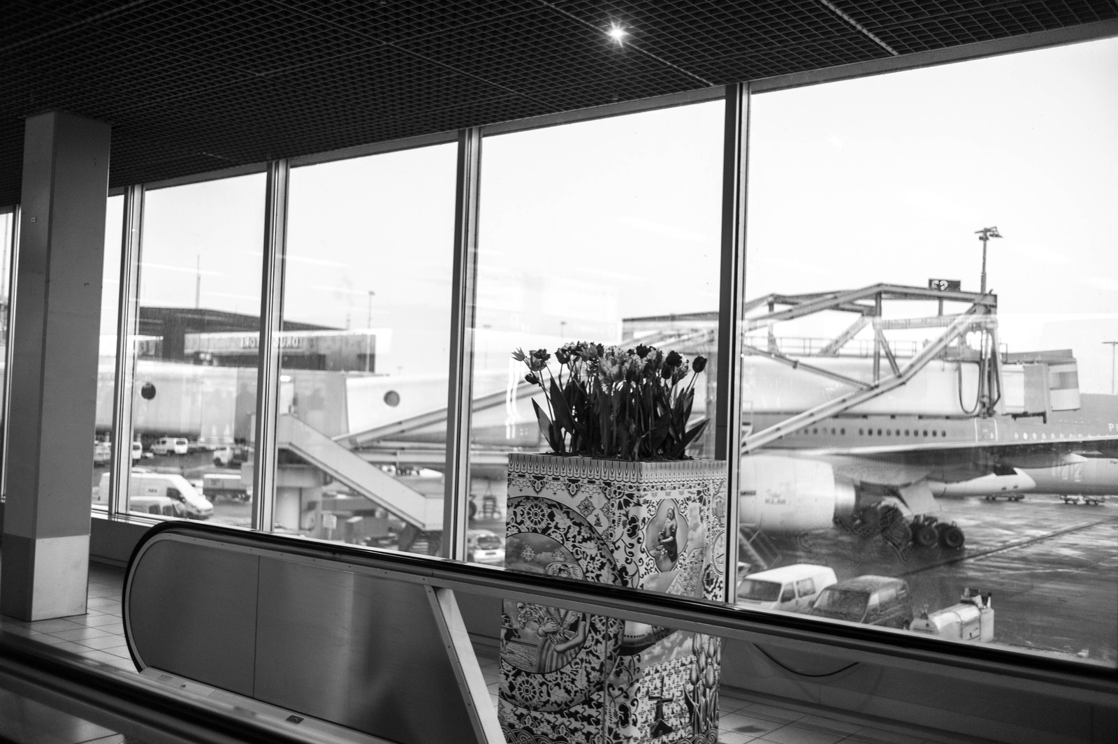 A Quiet Moment at the Airport