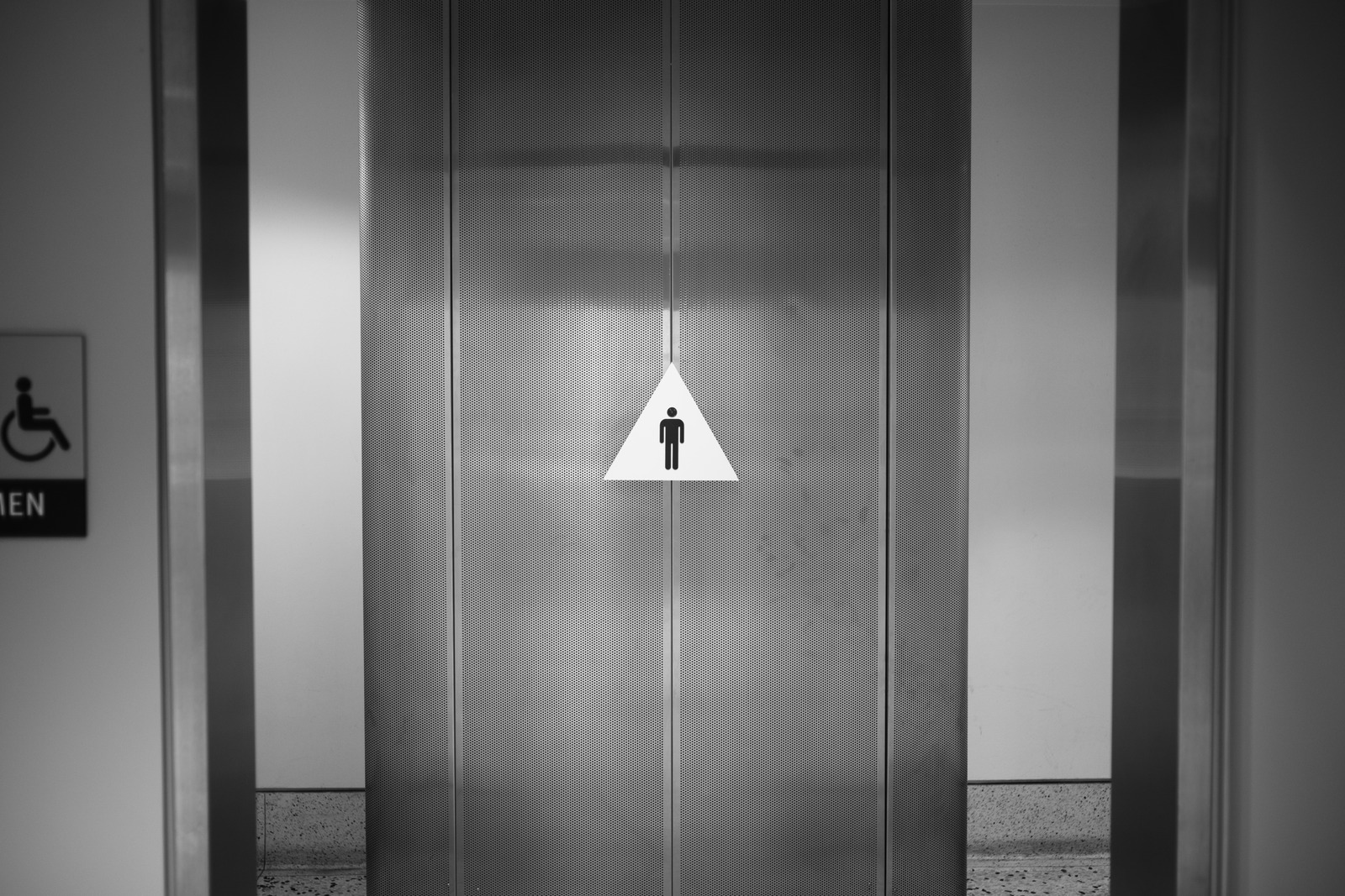 Minimalist Signage Reflection