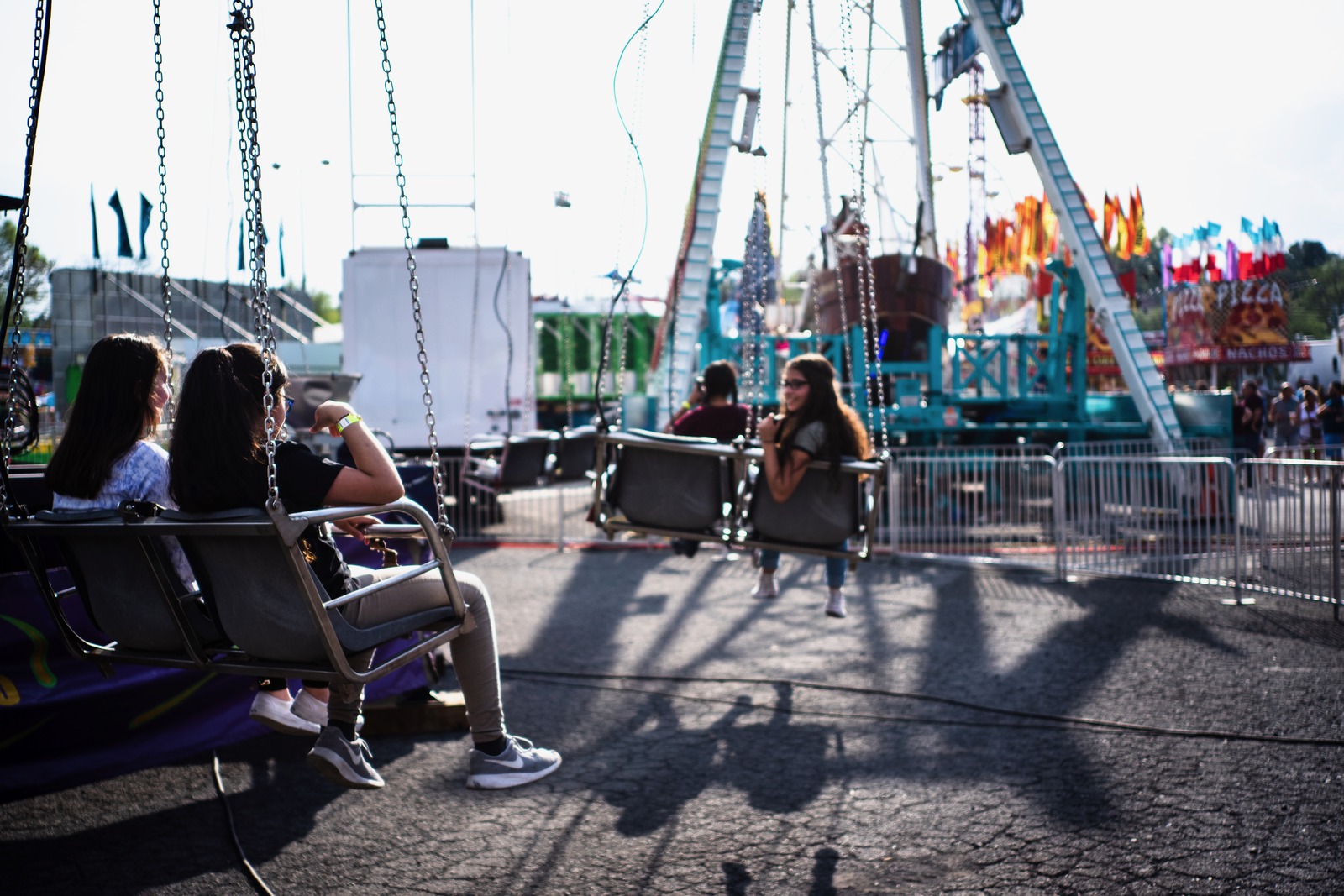 Joyful Swings at Twilight