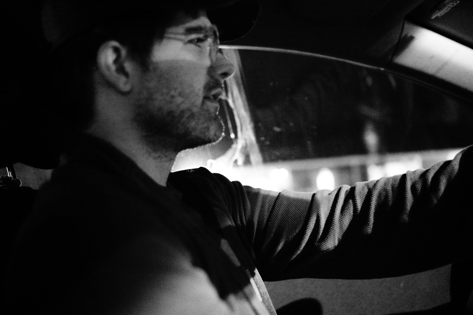 Night Drive Reflection