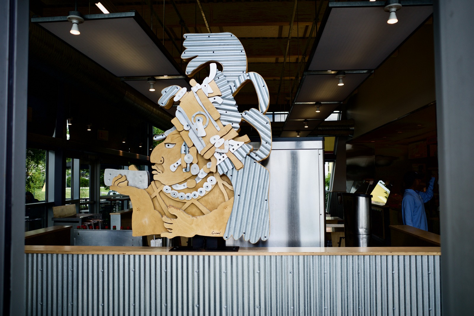 Artistic Fusion in a Café