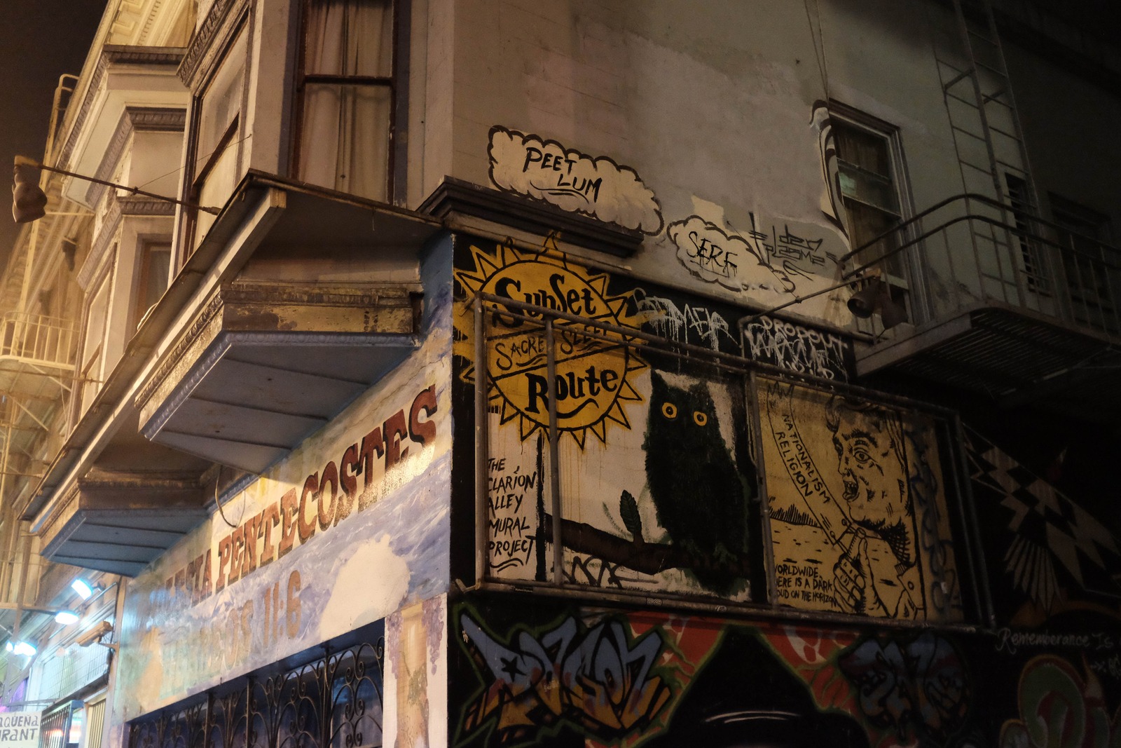 Urban Night Graffiti