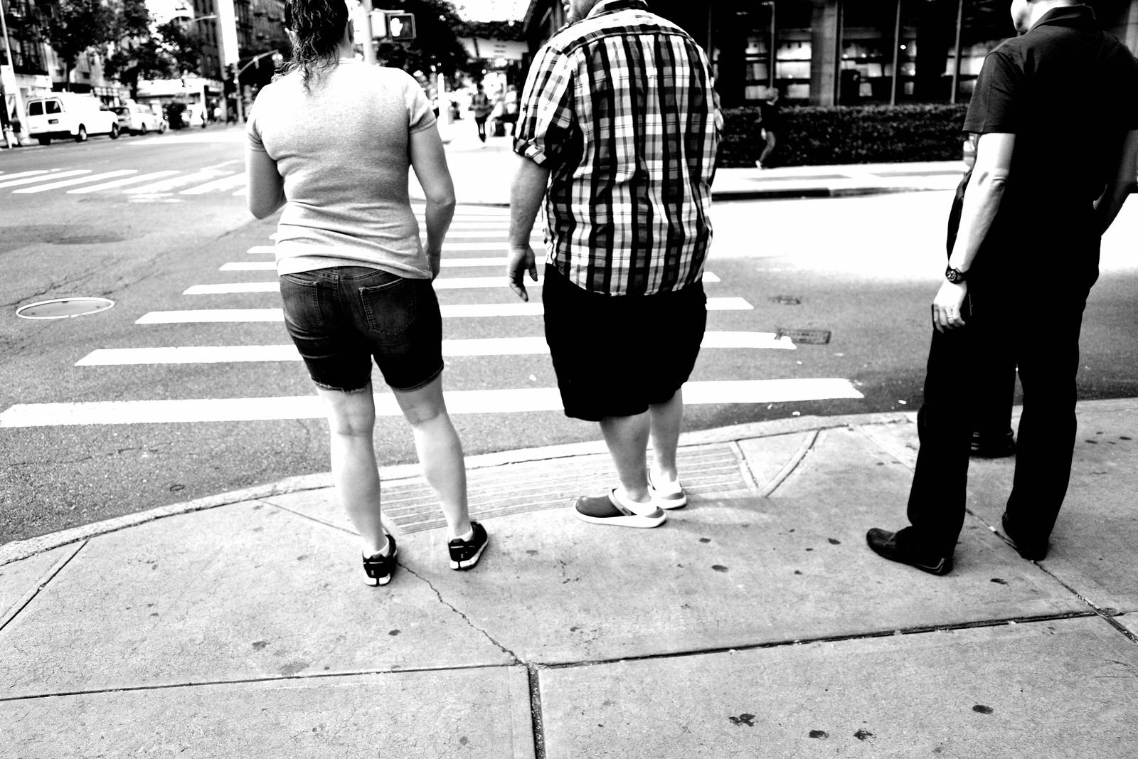 Urban Crosswalk Moment