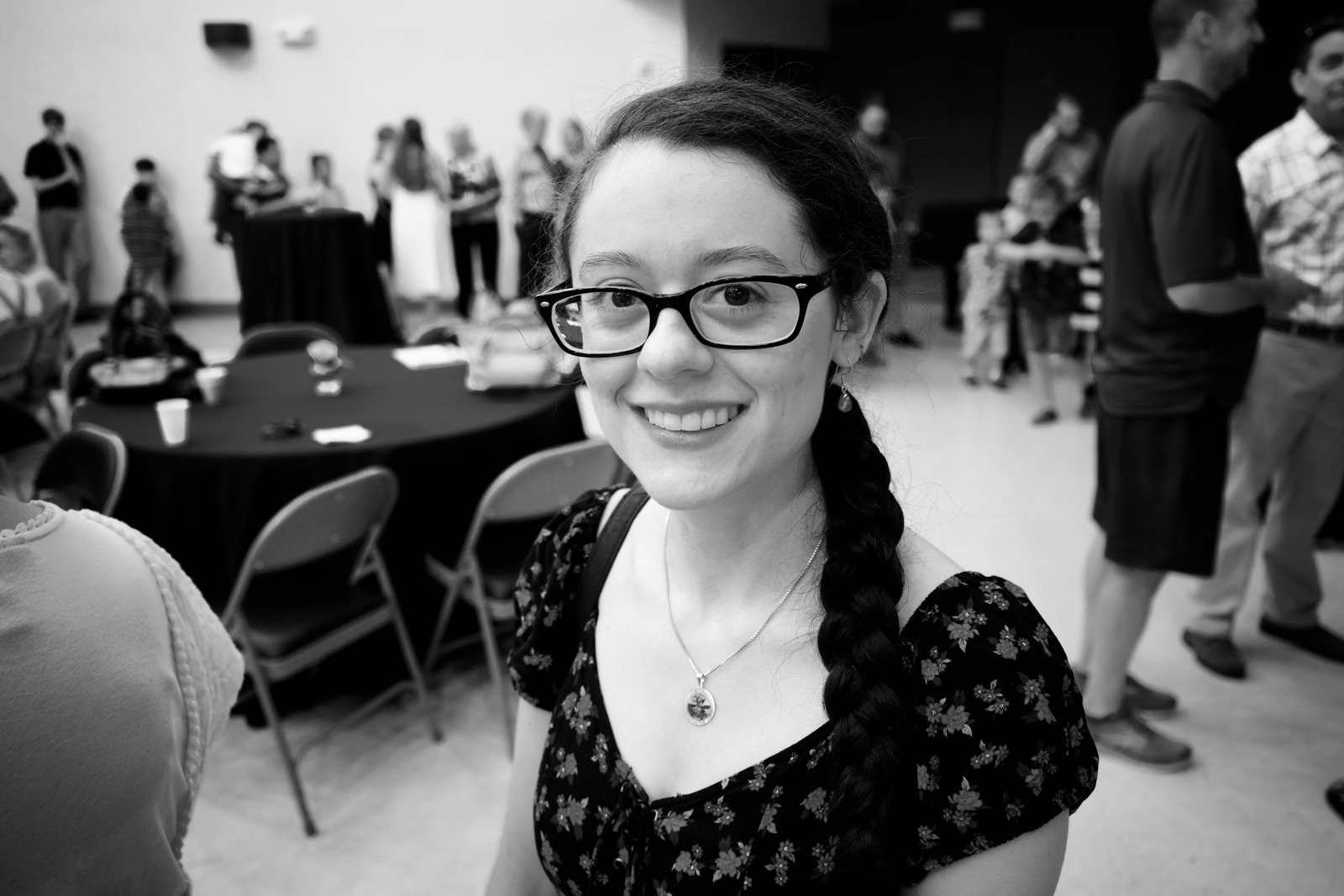 Joyful Portrait in Monochrome