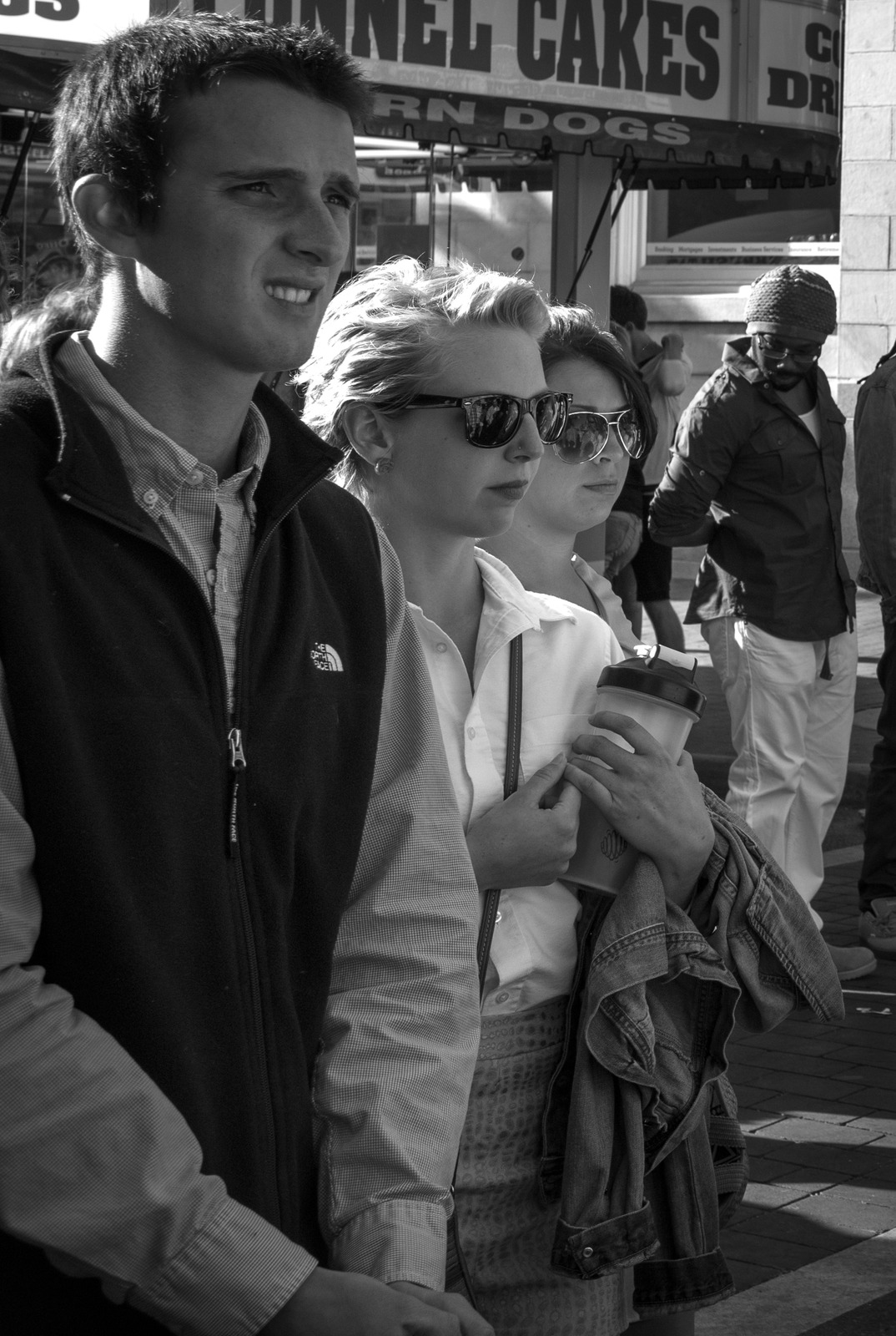 Urban Contemplation in Black and White