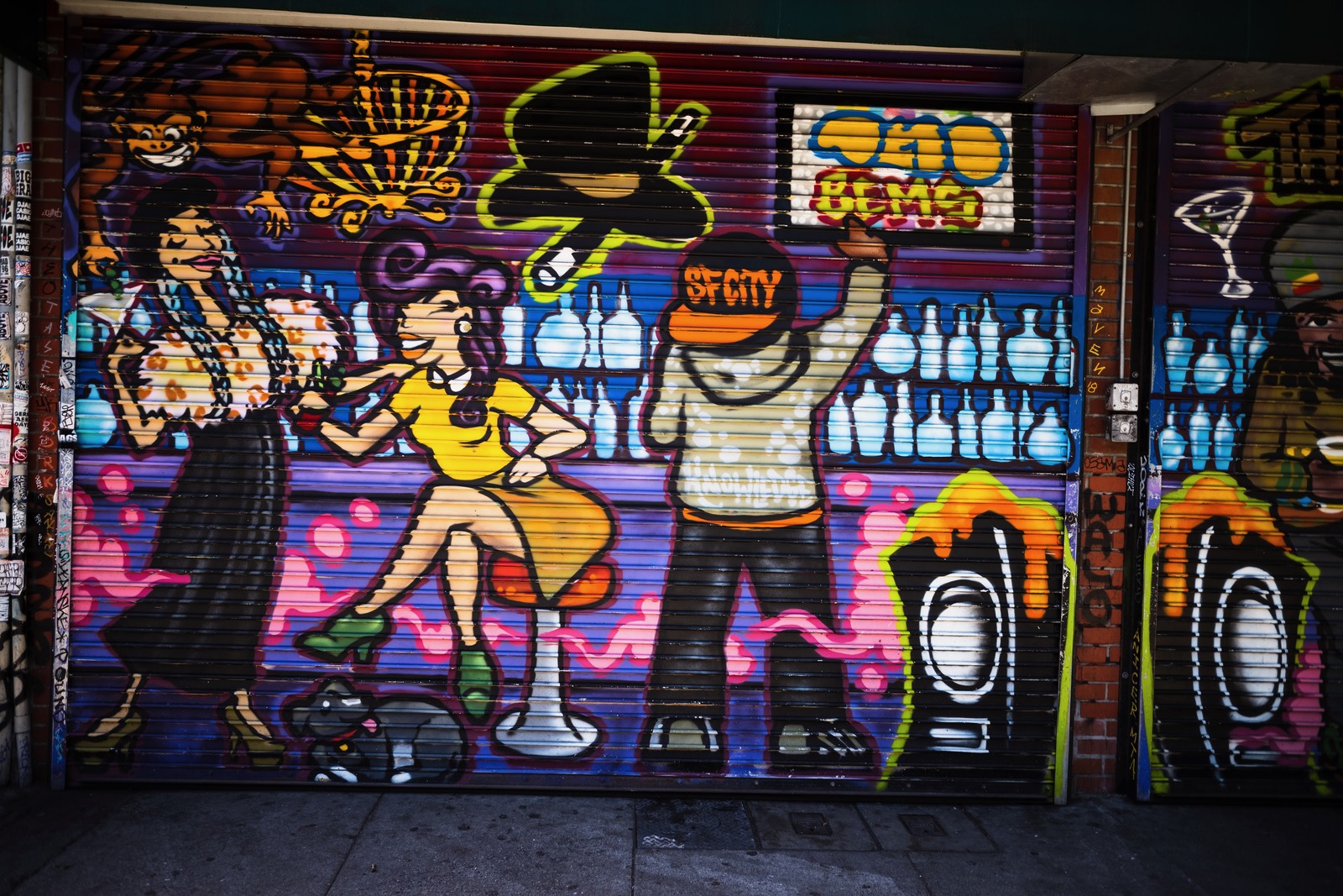 Vibrant Urban Nightlife