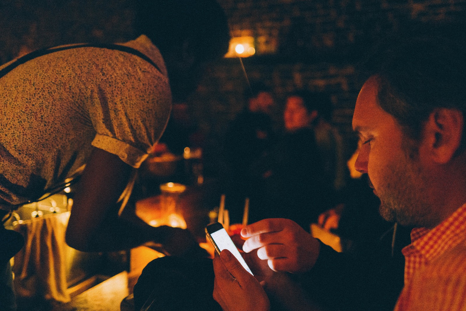 Intimate Evening in a Bar