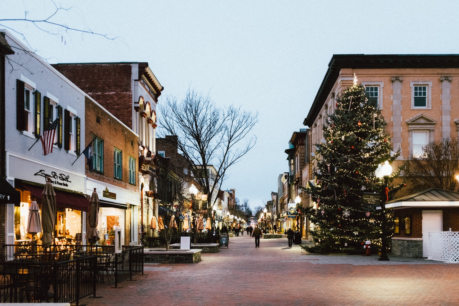 Twilight Shopping District