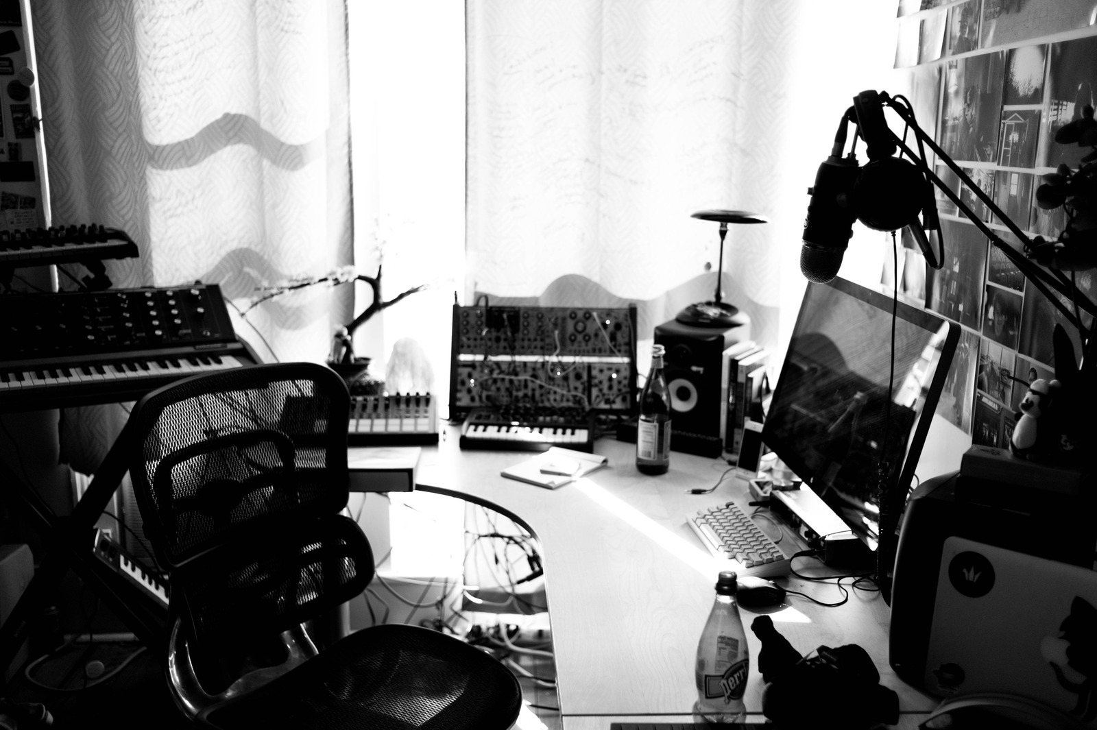 Creative Chaos in Monochrome