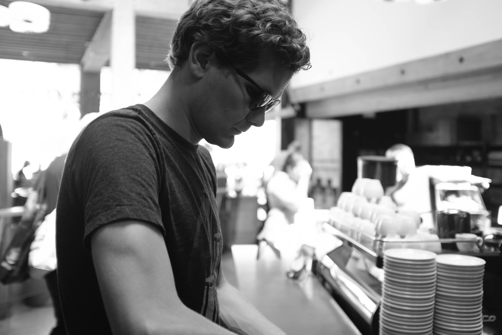 Quiet Moments in a Café