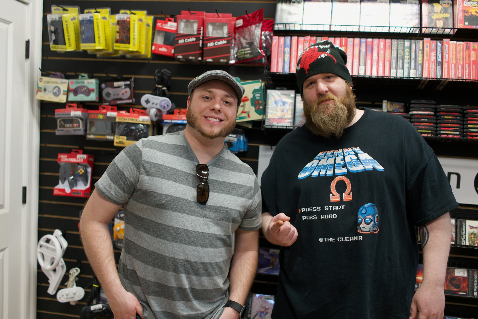 Casual Gamers in Retro Store