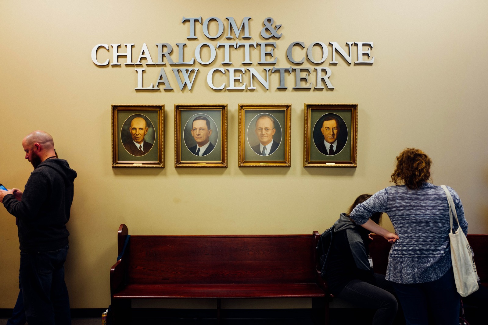 Silent Reflections in a Law Center