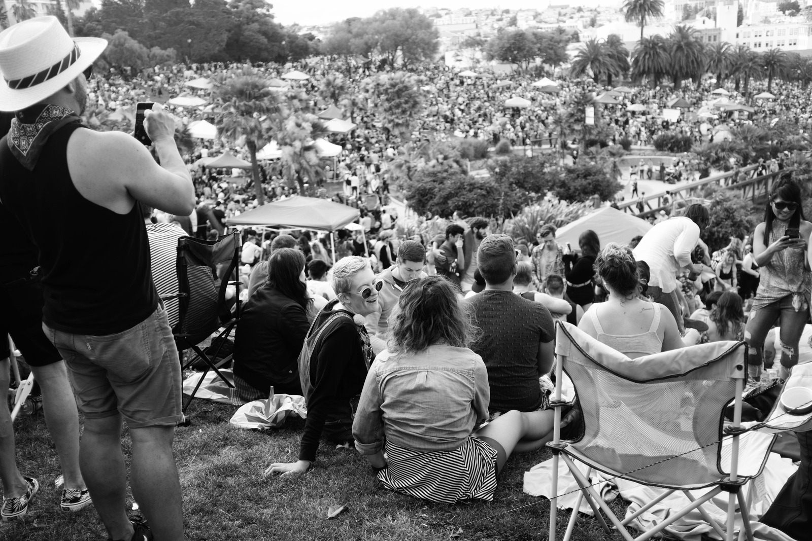 Gathering in Monochrome