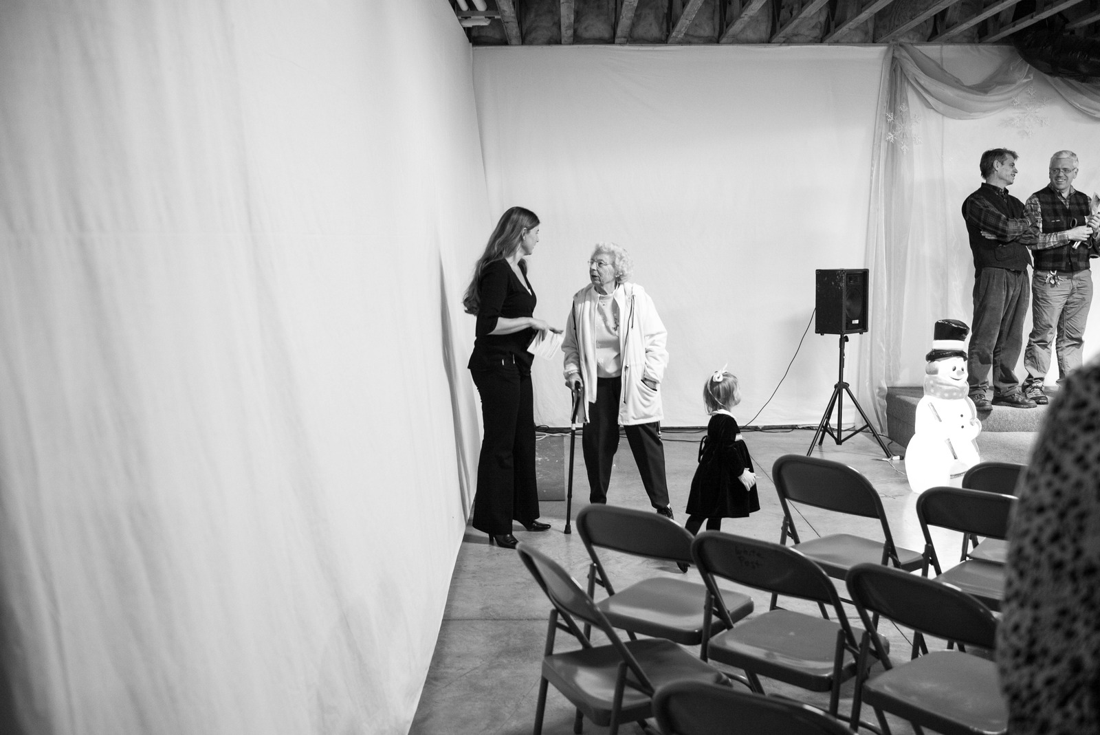 Gathering in Monochrome