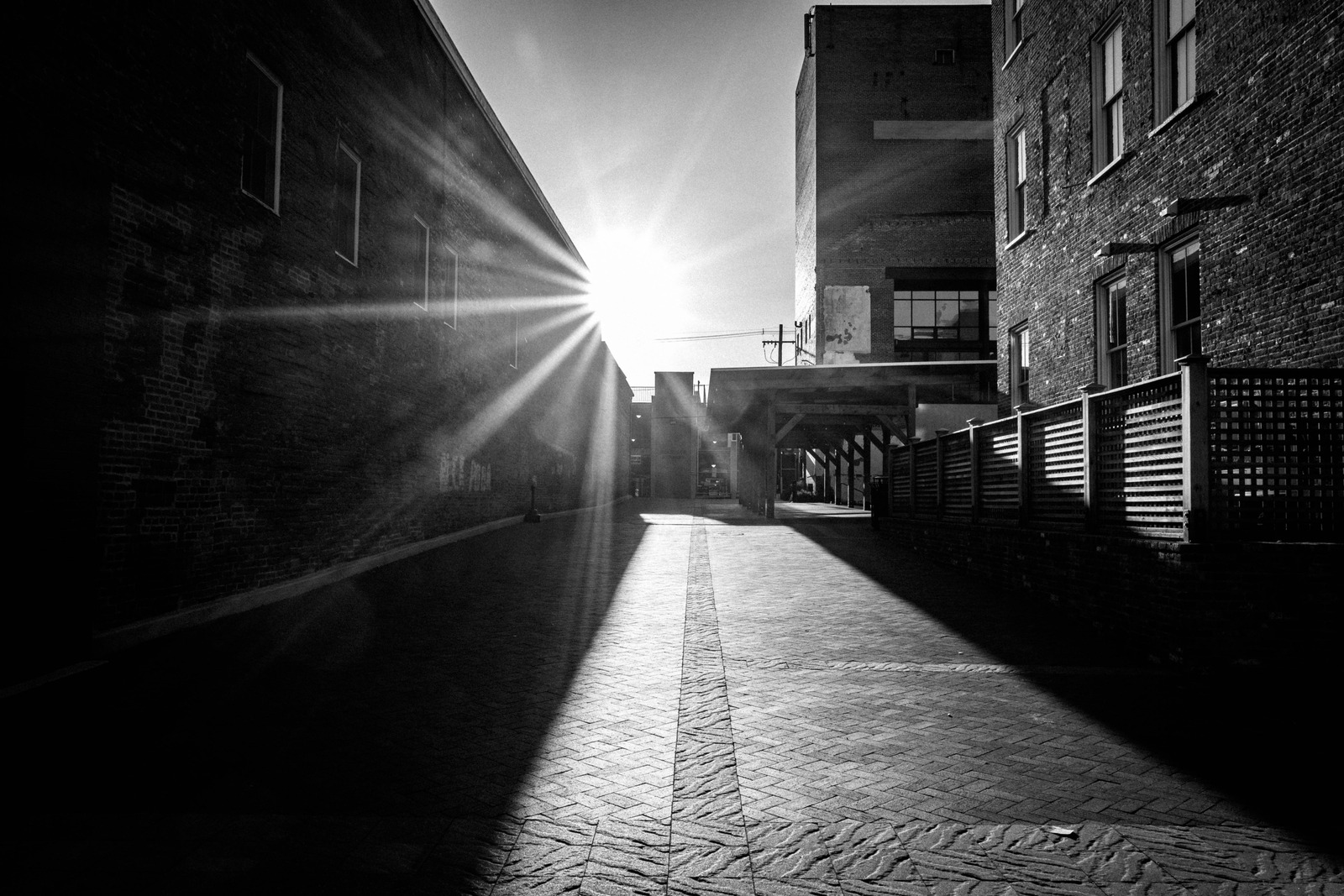 Sunlit Alleyway