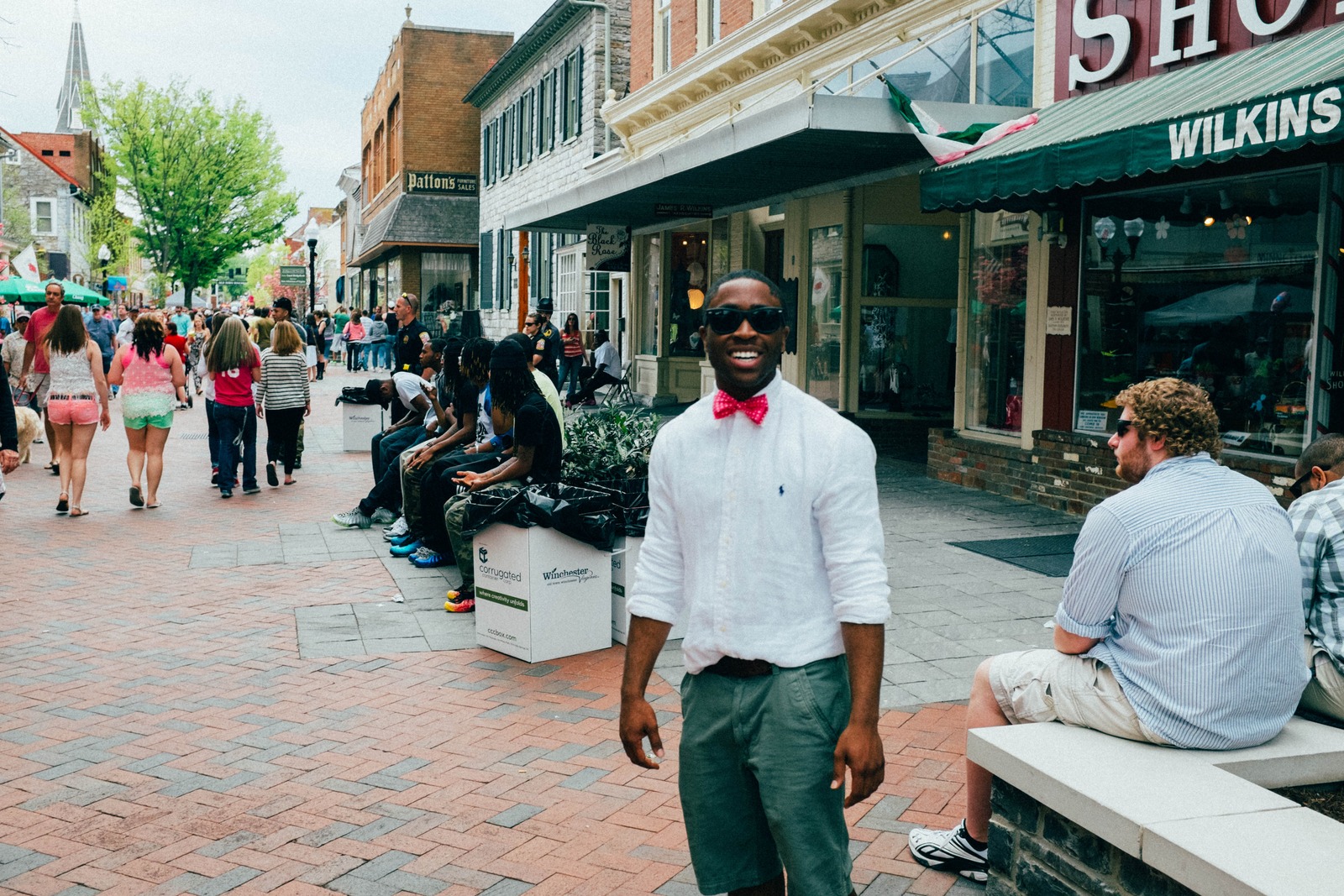 Urban Smile in the Crowd
