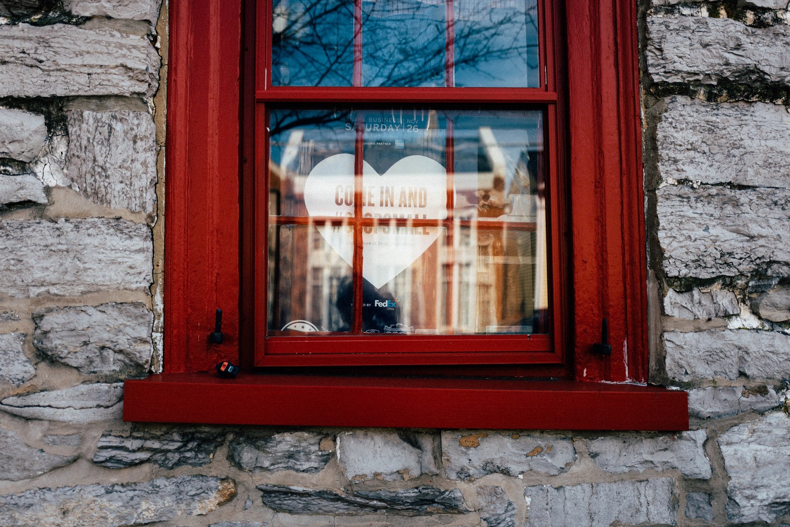 Inviting Heart in the Window