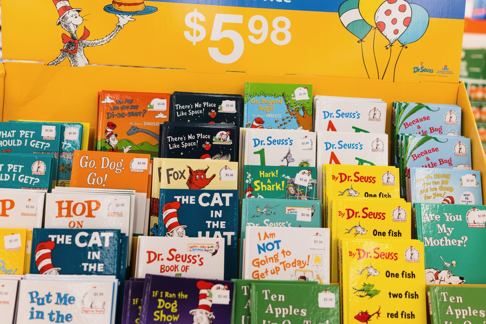 Dr. Seuss Book Display
