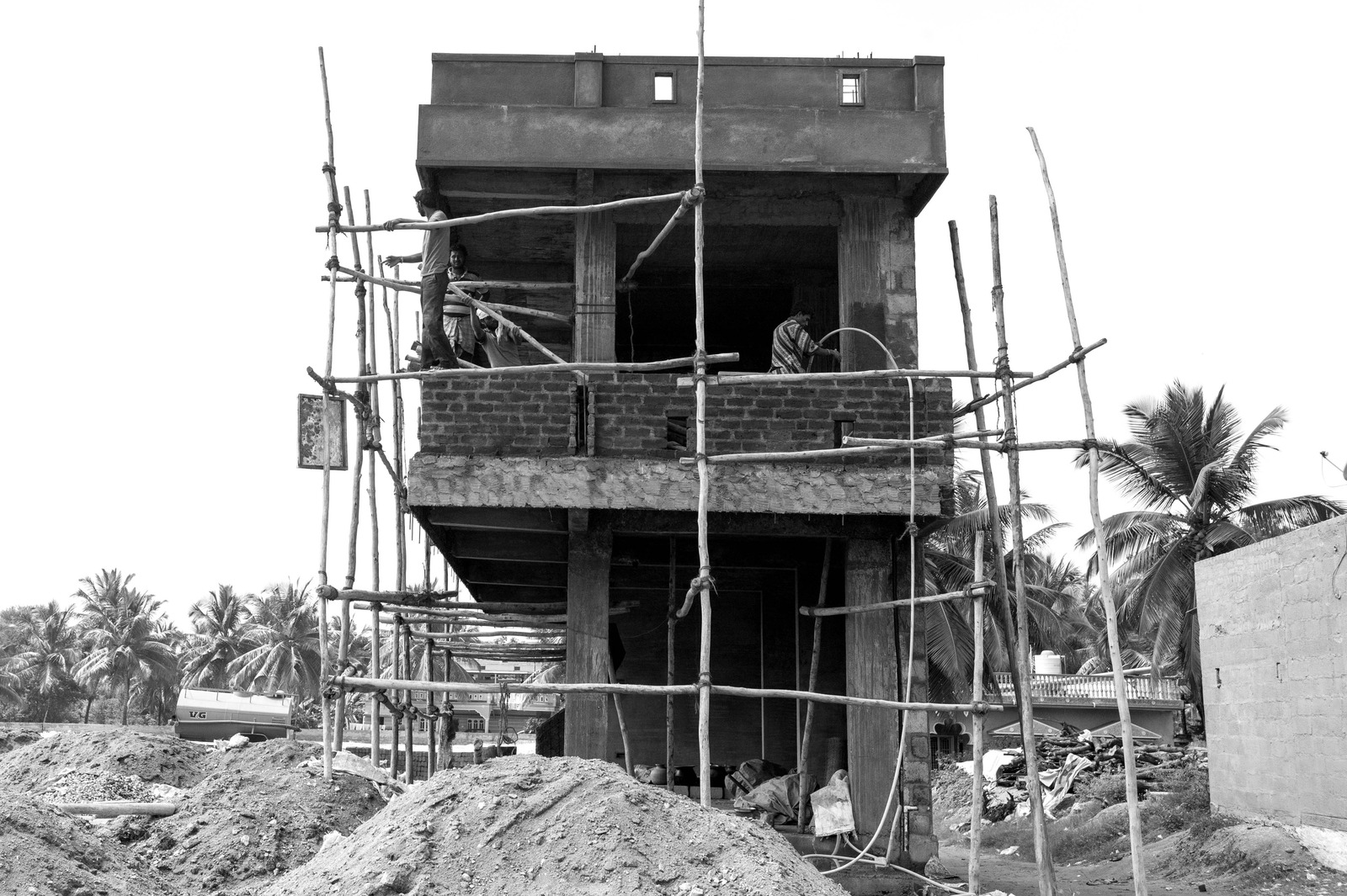 Solitary Construction Site