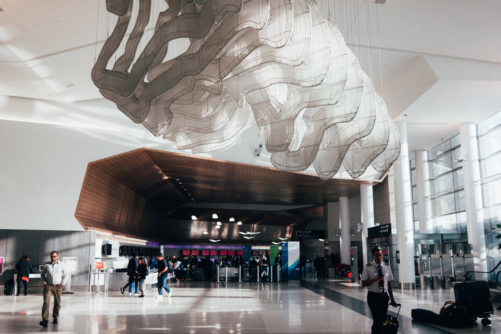 A Modern Airport Interior