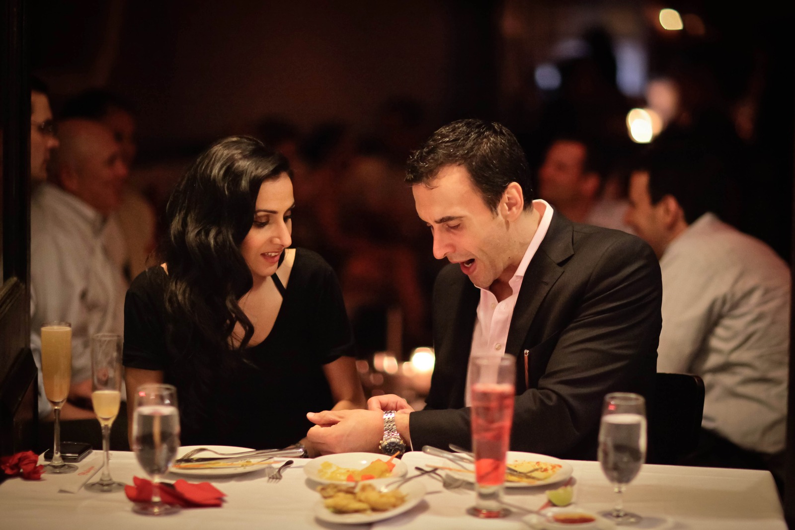 Intimate Dinner Conversation