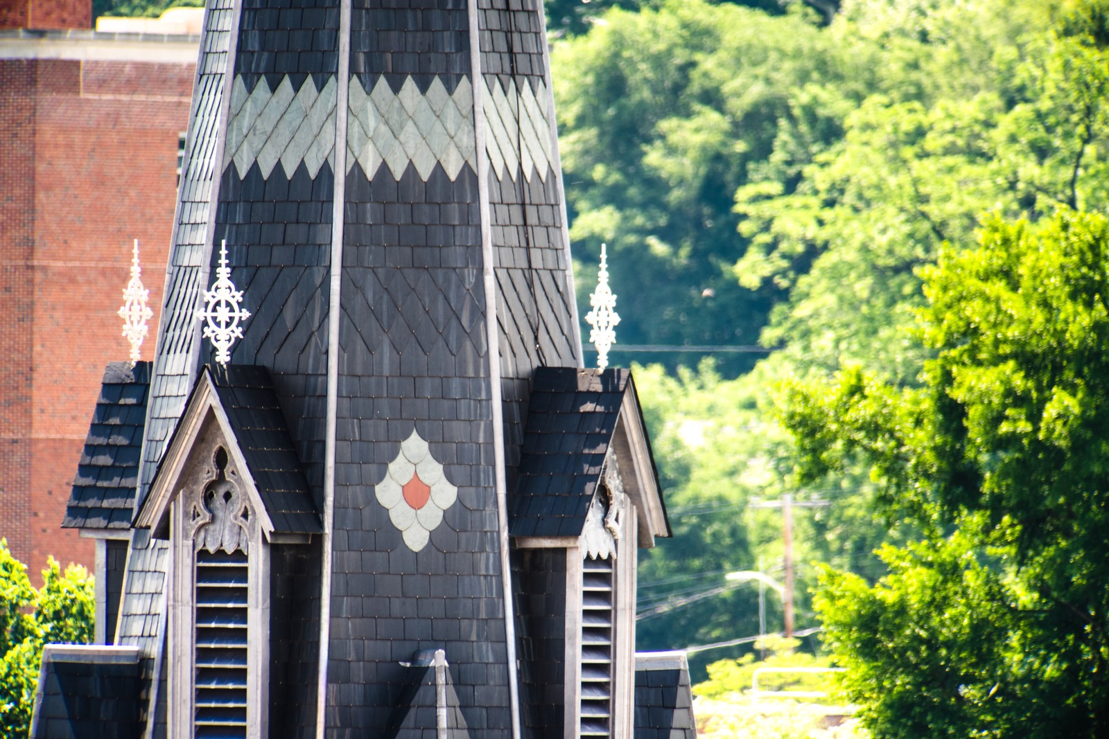 Gothic Spire in Sunlight
