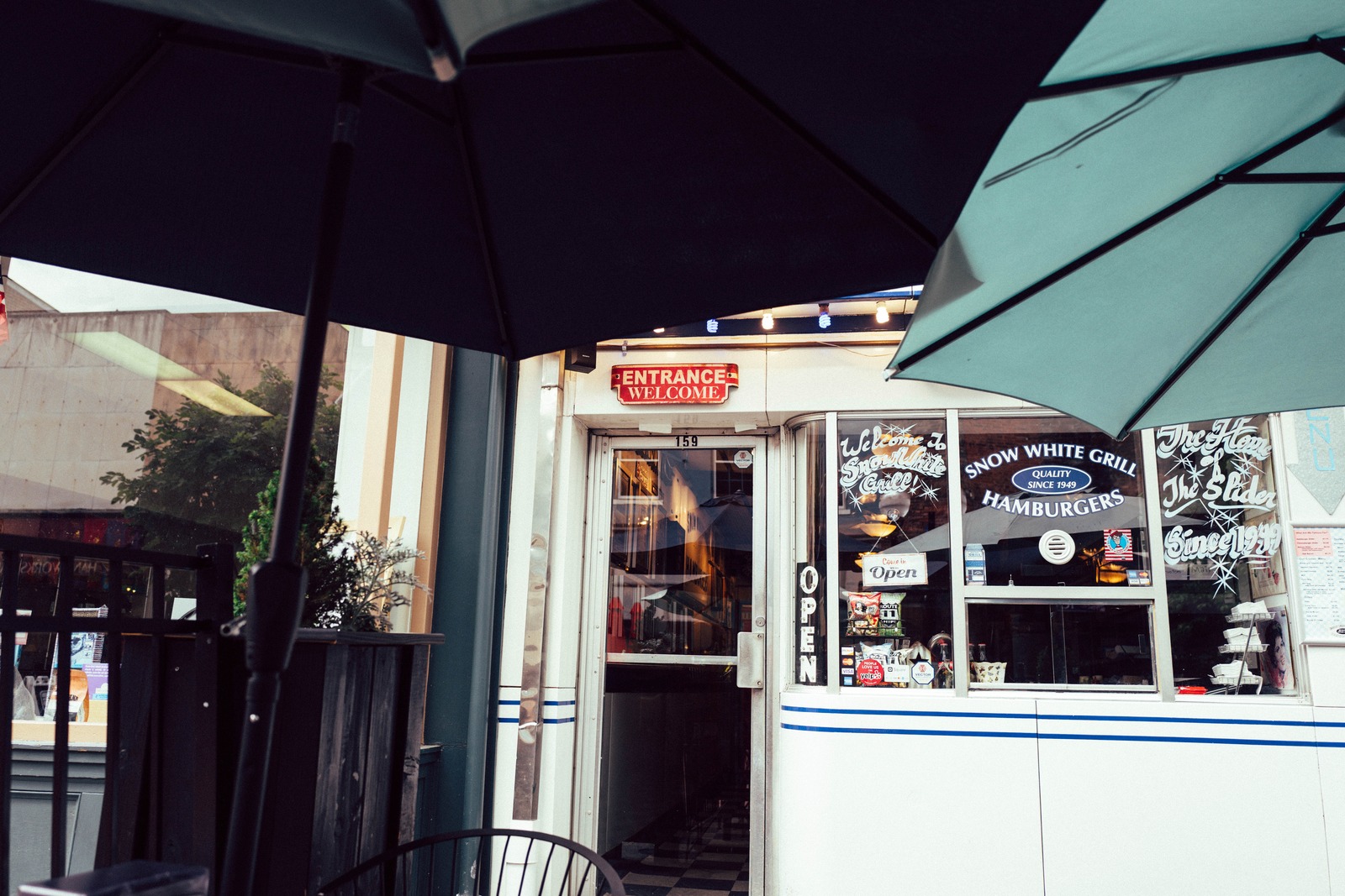 Charming Diner Entrance