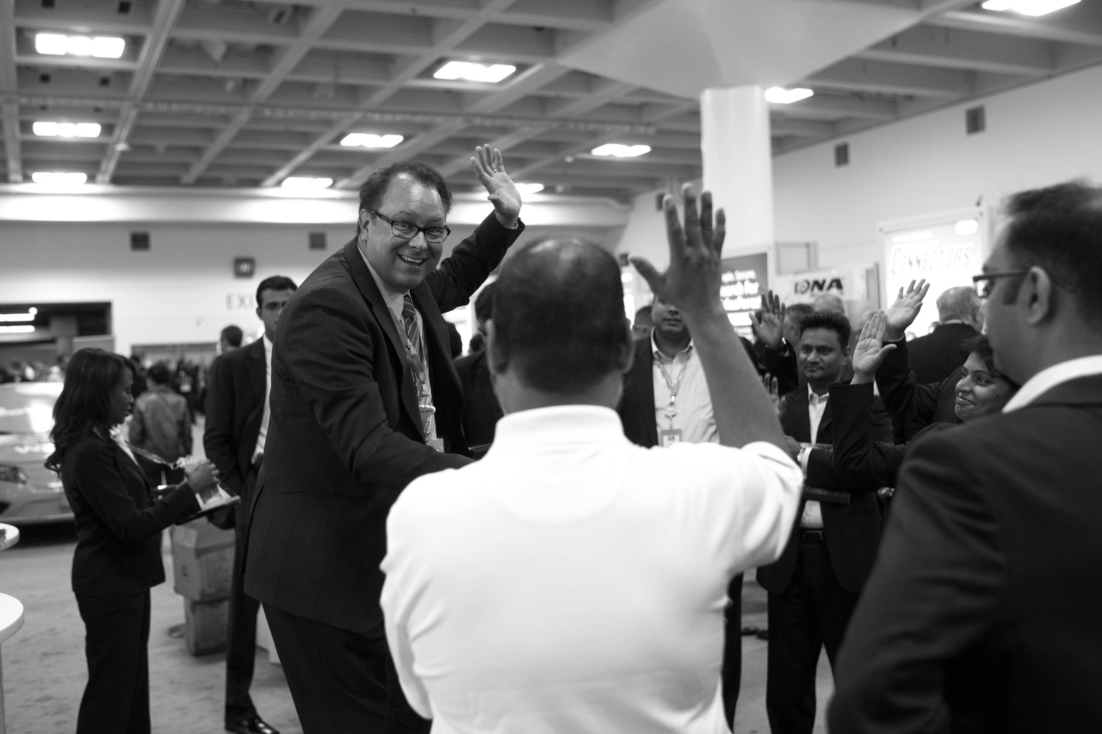 Joyful Interaction at a Conference