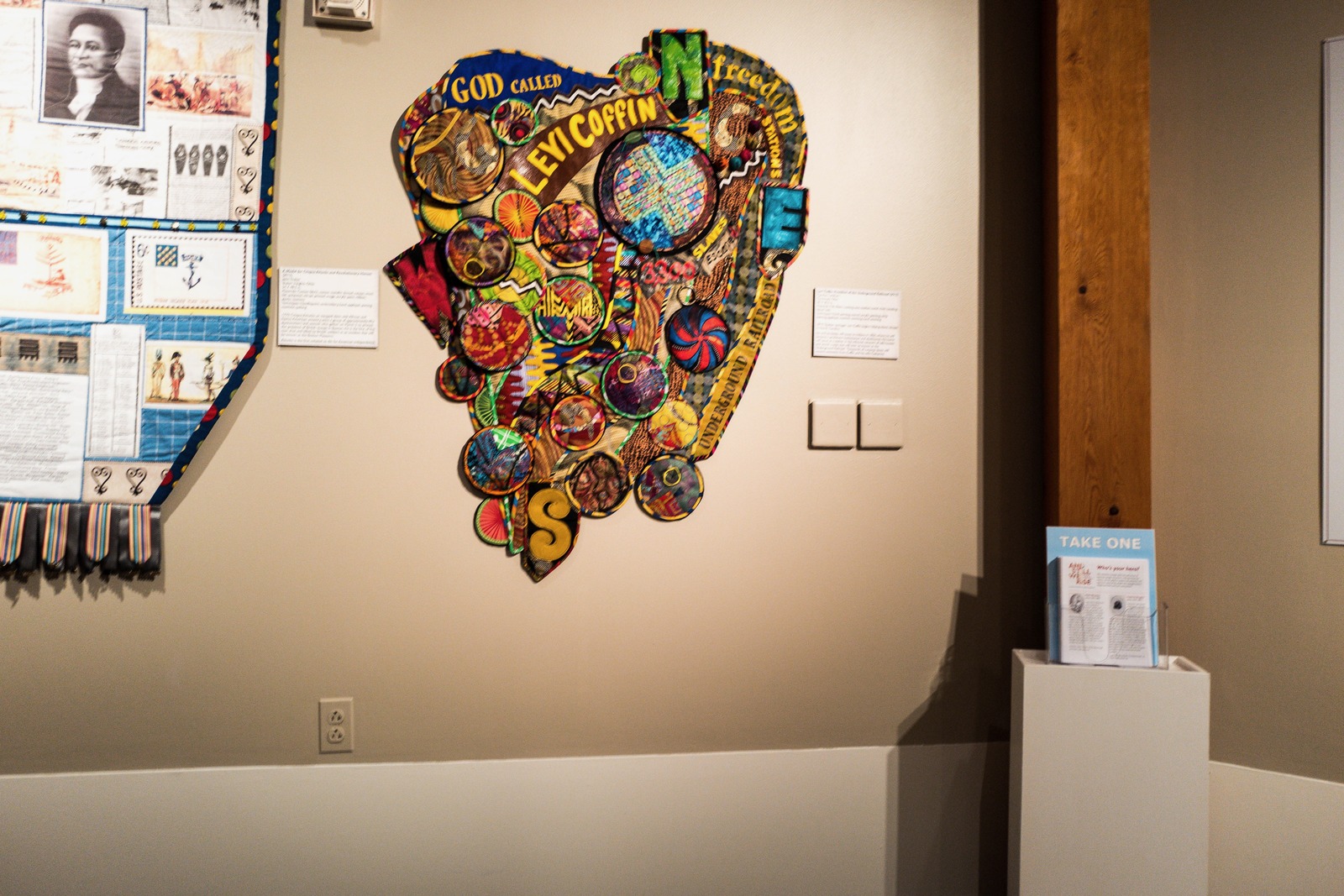 Vibrant Textile Art Display