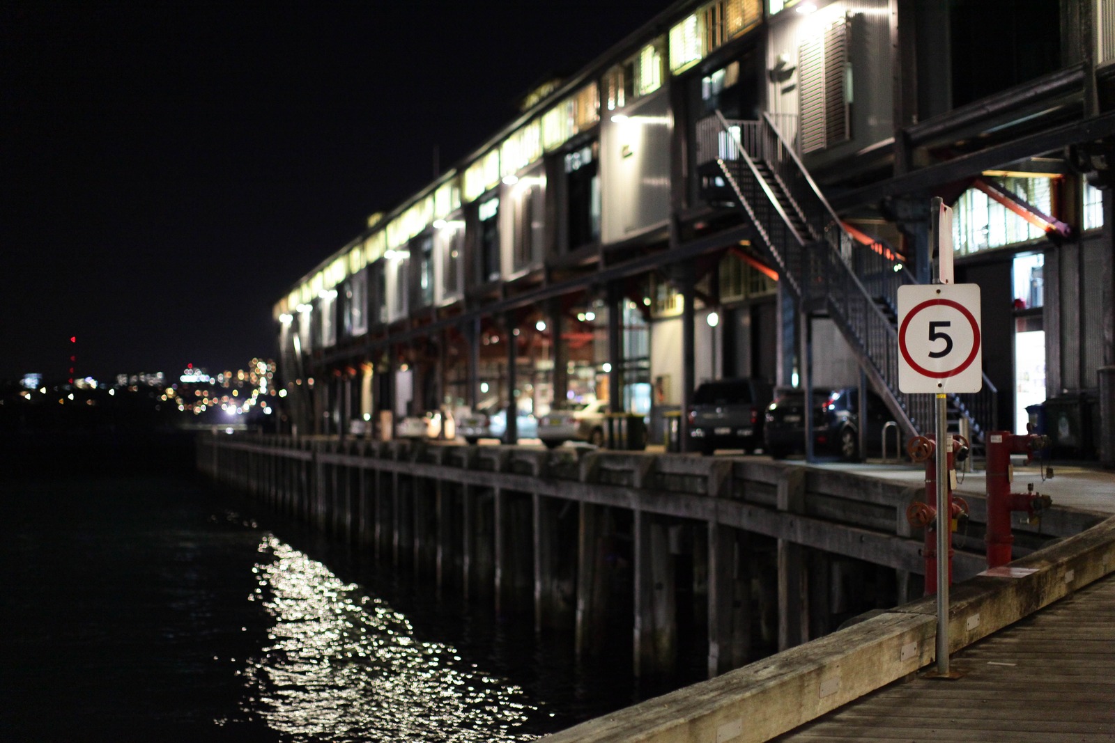 Night Reflections at the Pier