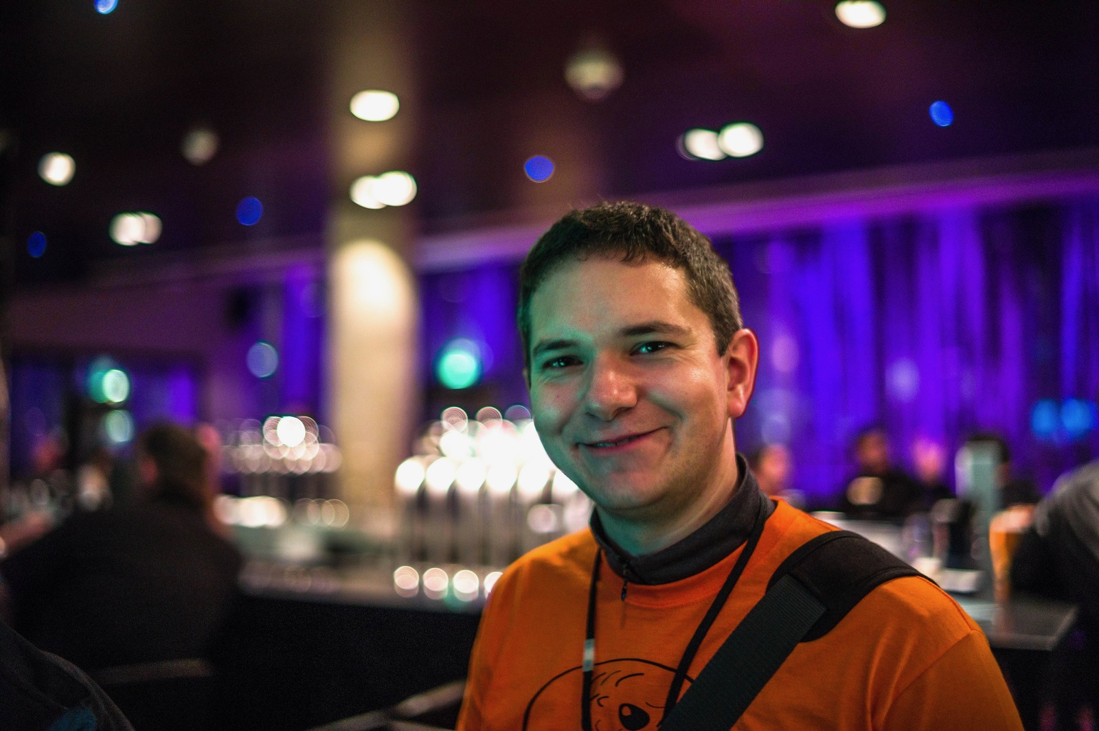 Portrait in Purple Hues