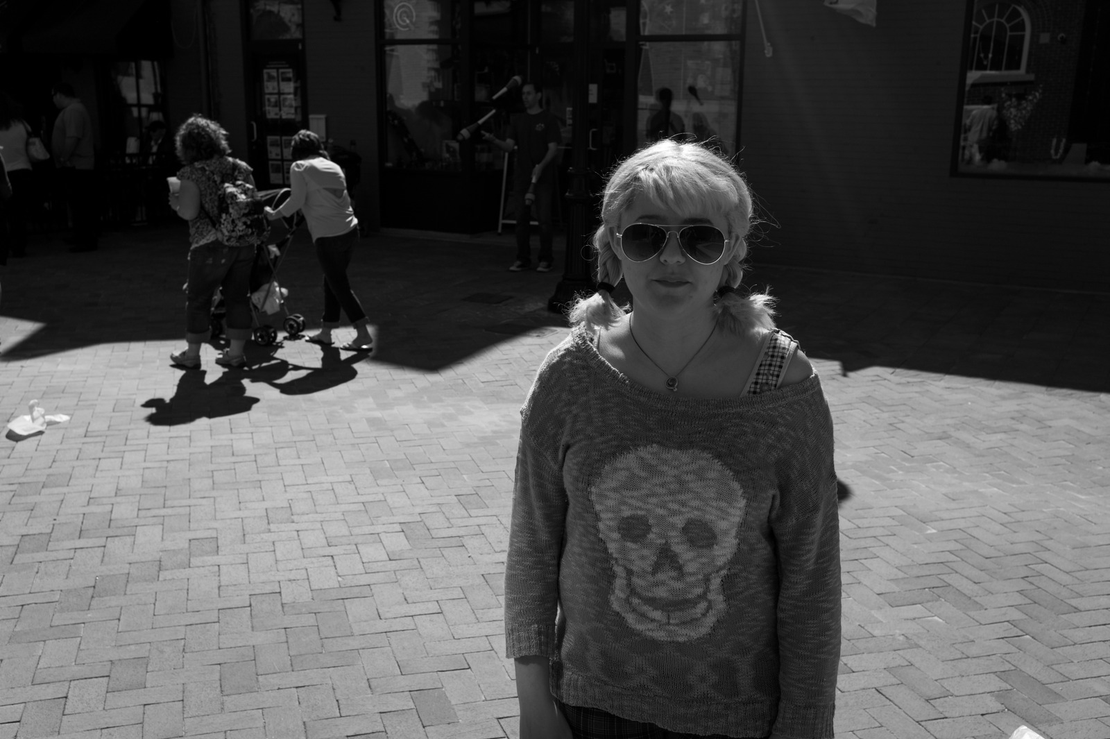 Urban Solitude in Shadows