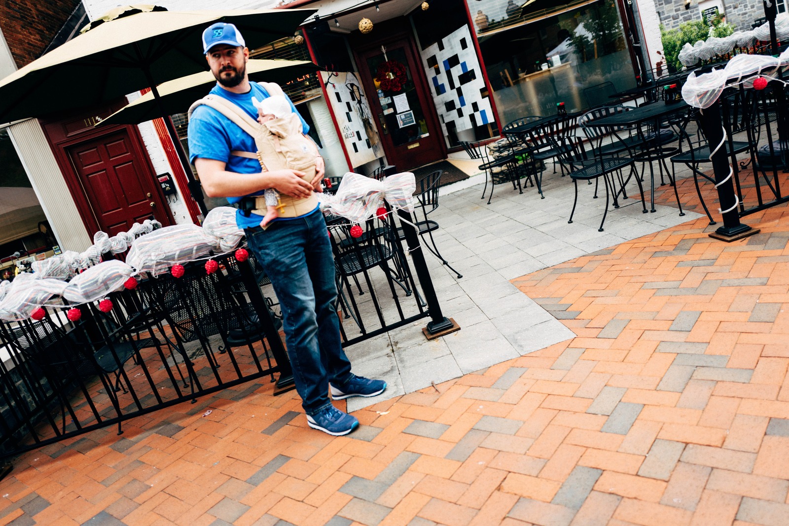 A Quiet Moment in the City